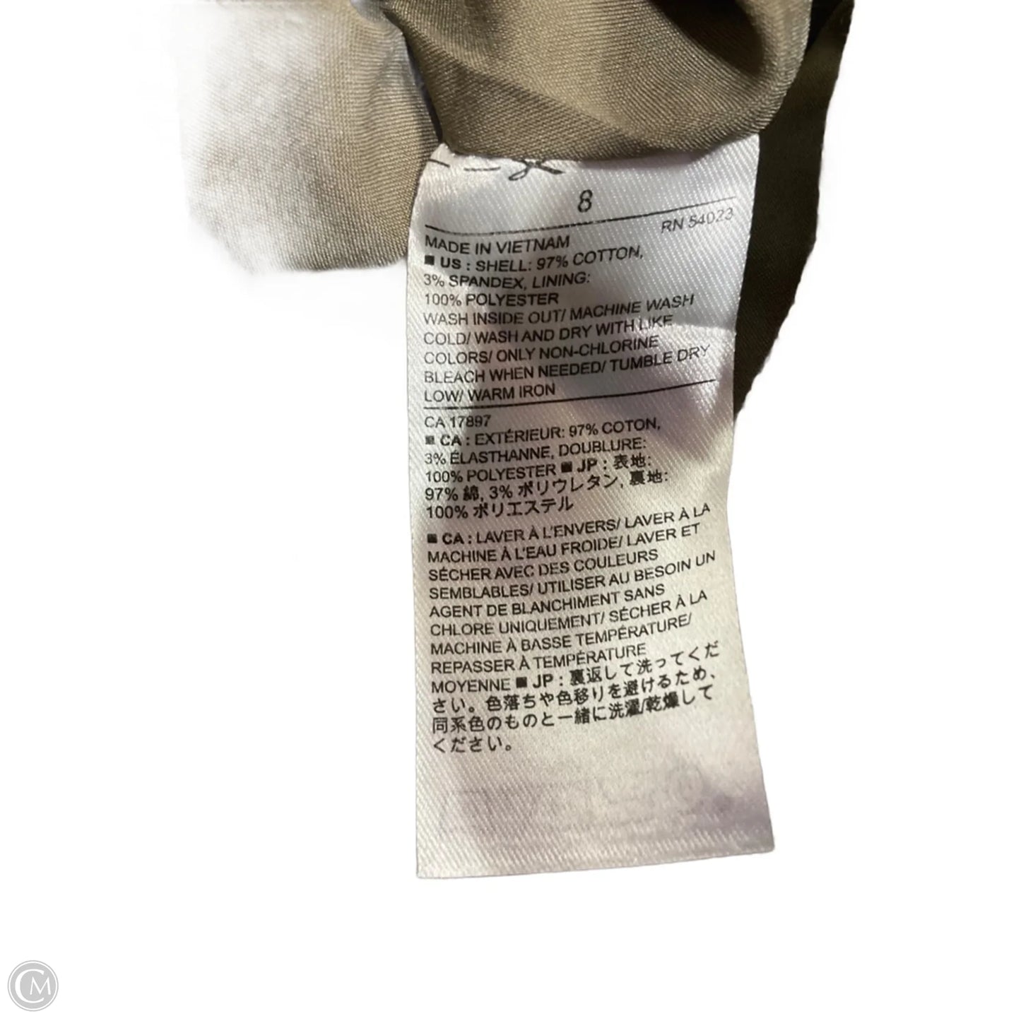 Skirt Mini & Short By Banana Republic In Brown & White, Size: 8