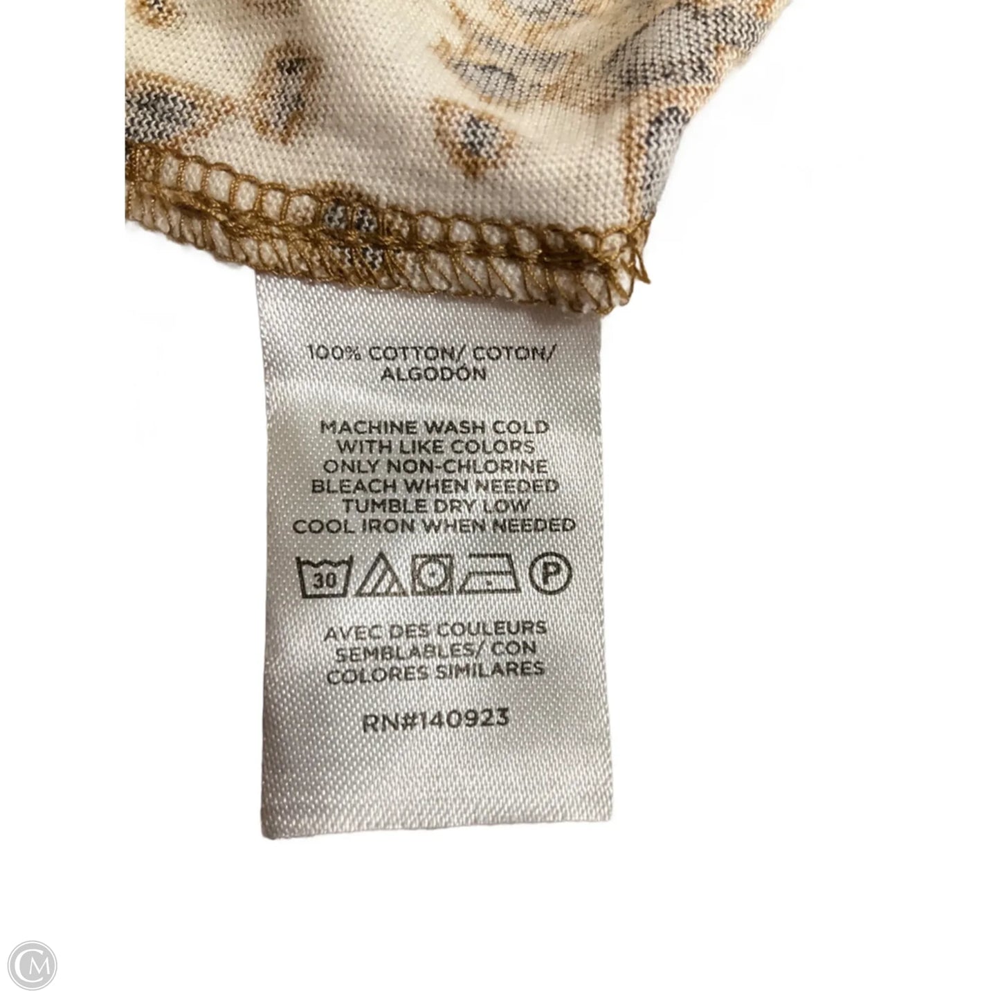 Top Long Sleeve By Loft In Animal Print, Size: L