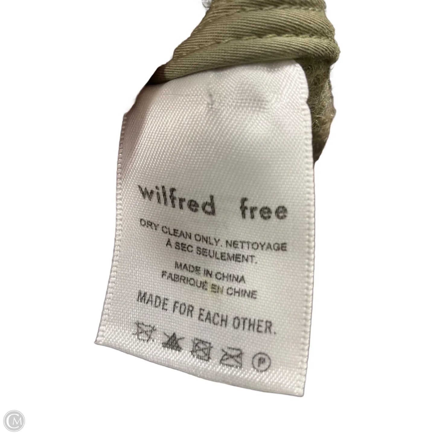 Jacket Shirt By Wilfred In Green, Size: S