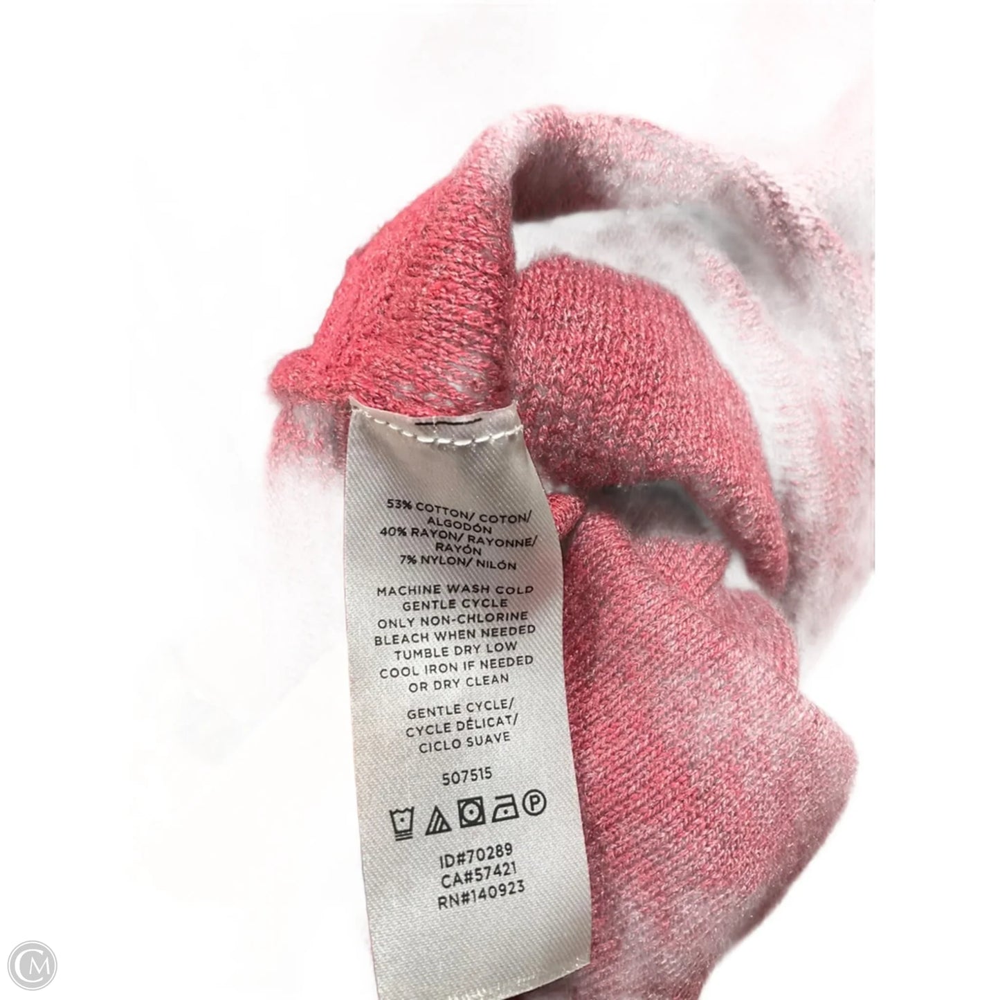 Top Long Sleeve By Loft In Maroon, Size: L