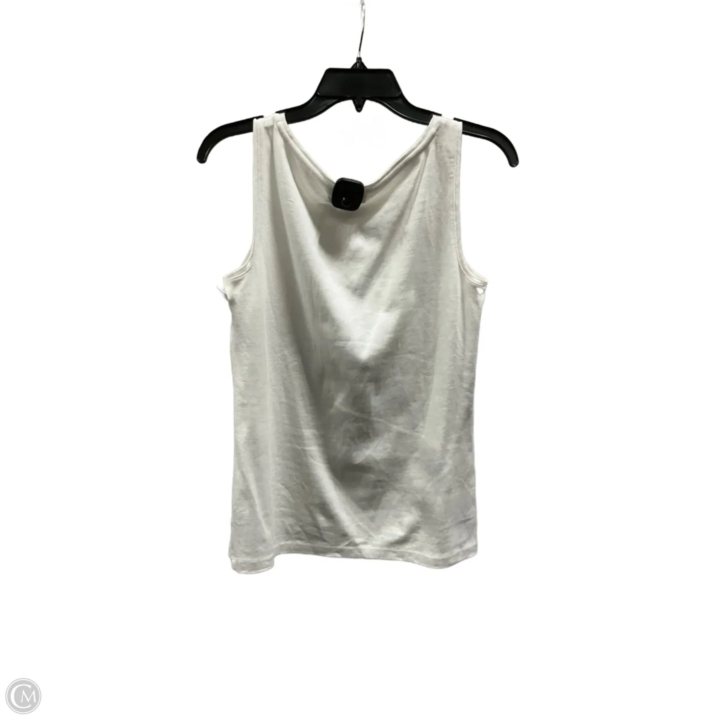 Top Sleeveless Basic By Talbots In White, Size: M
