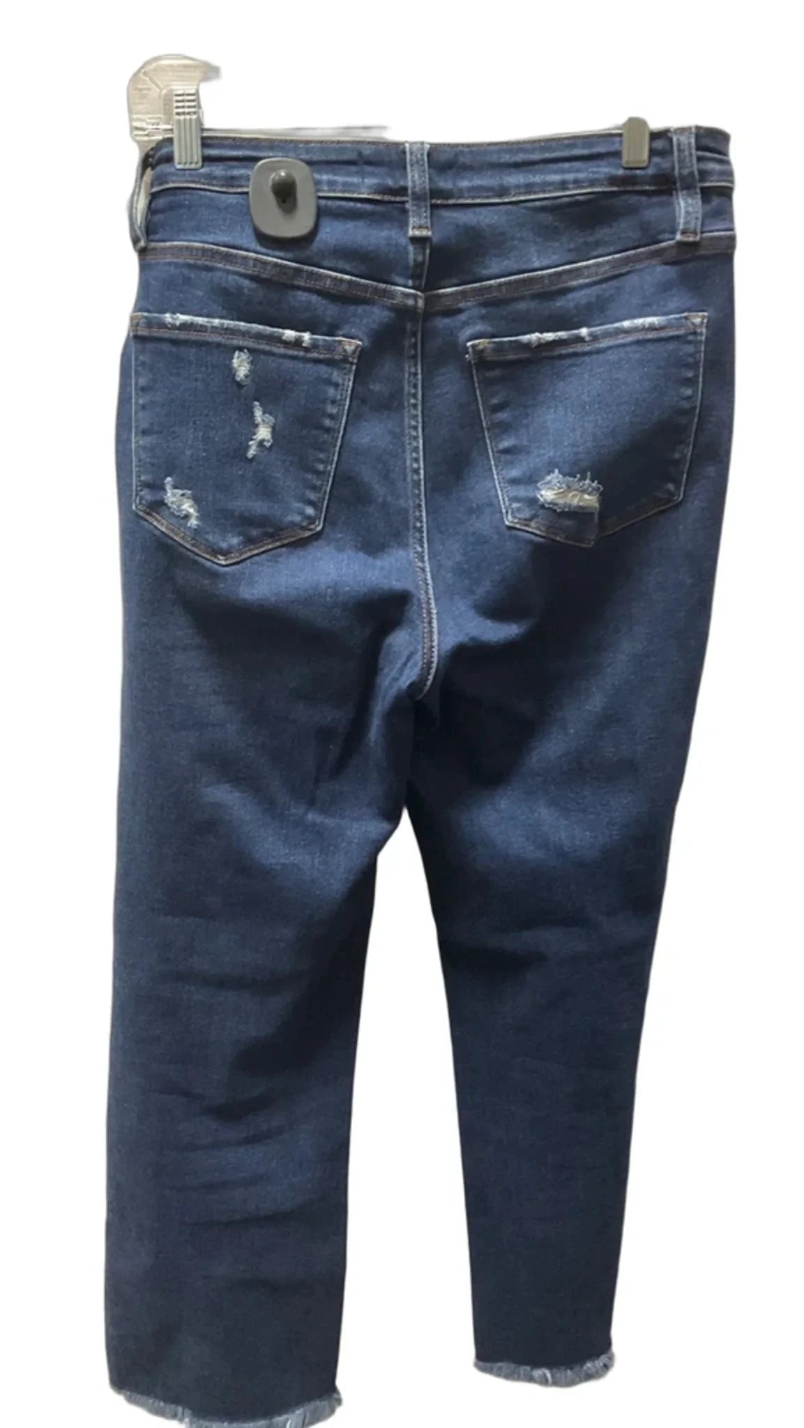 Jeans Cropped By Vervet In Blue Denim, Size: 8