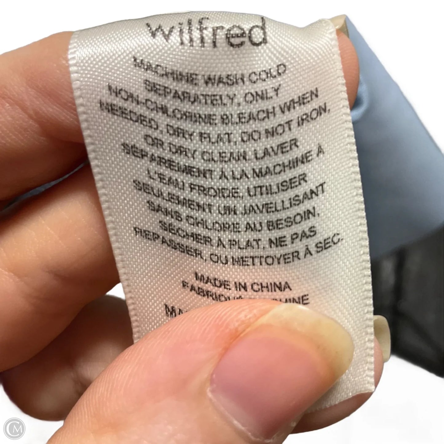 Jacket Shirt By Wilfred In Blue, Size: S