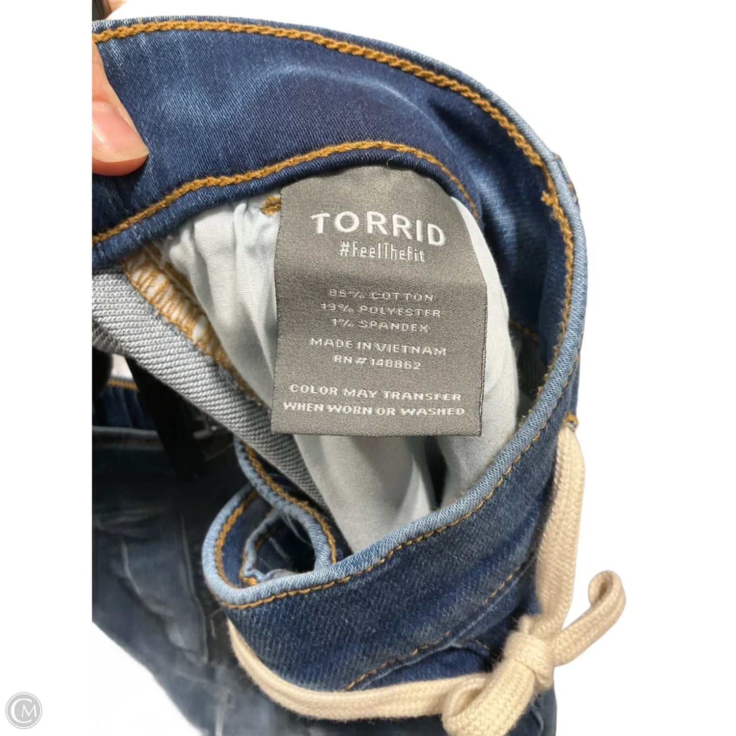 Jeans Straight By Torrid In Blue Denim, Size: 1x