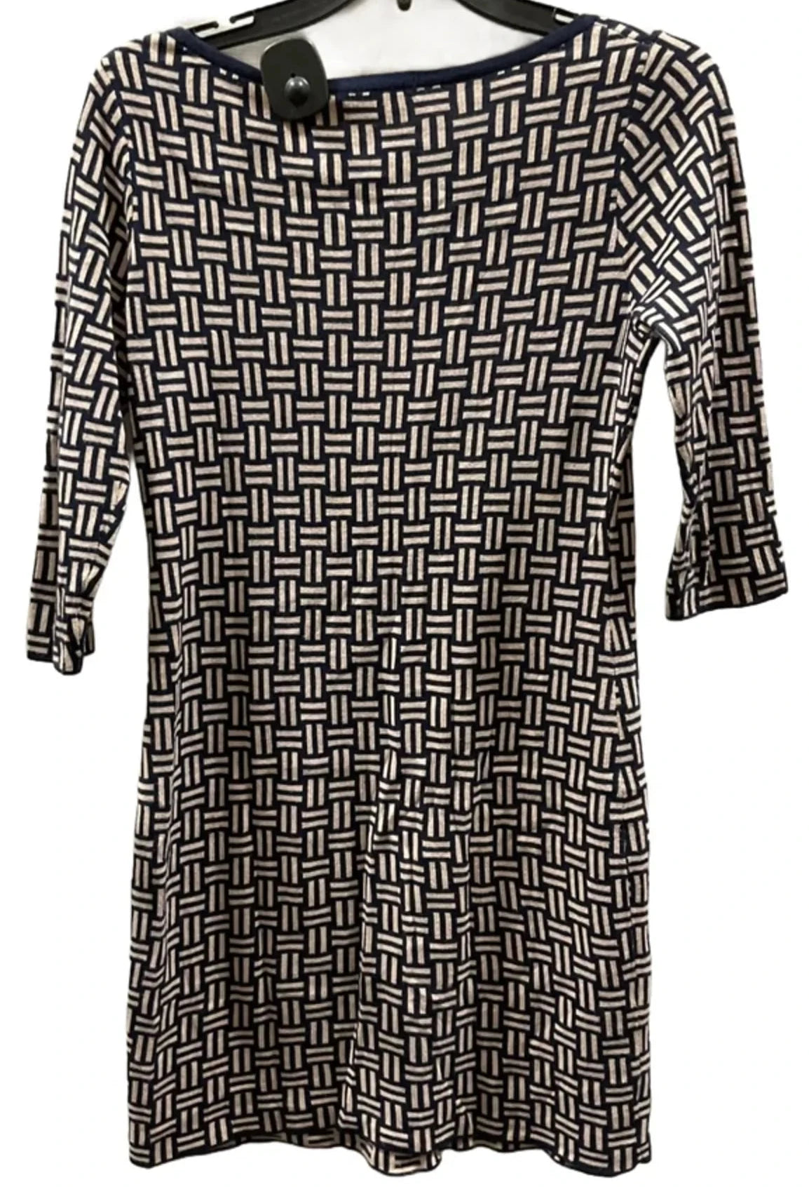 Dress Casual Short By Boden In Blue & Cream, Size: 6