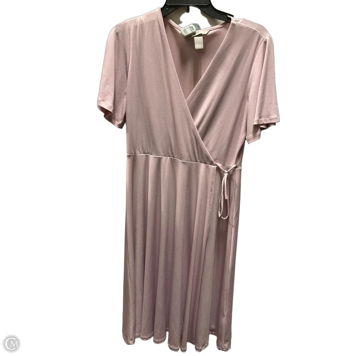 Dress Casual Midi By H&m In Purple, Size: M