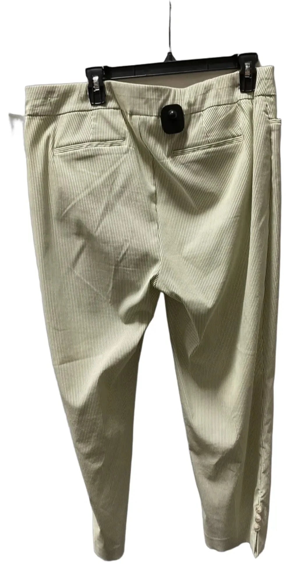 Pants Linen By Chicos In Striped Pattern, Size: 16