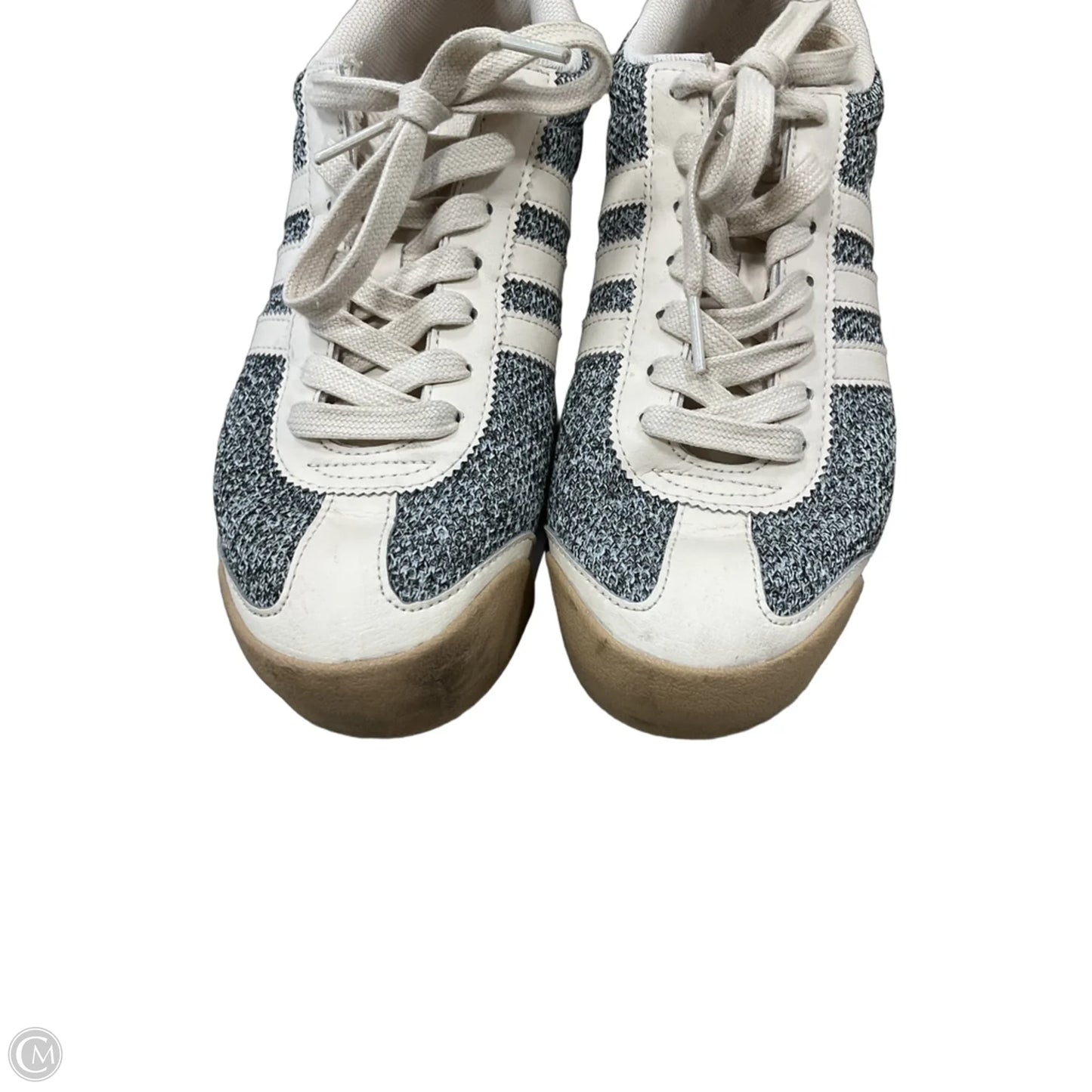 Shoes Athletic By Adidas In Cream & Grey, Size: 9