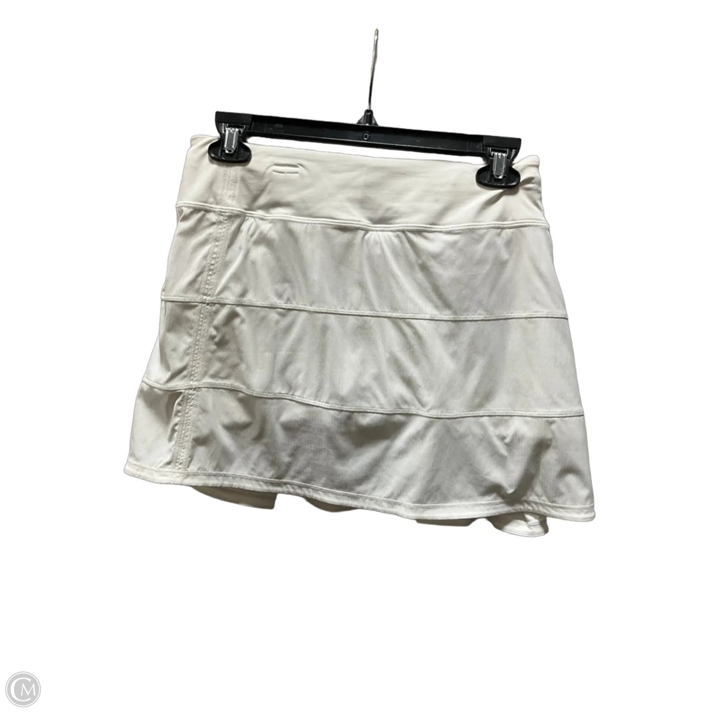 Athletic Skort By Lululemon In White, Size: 12