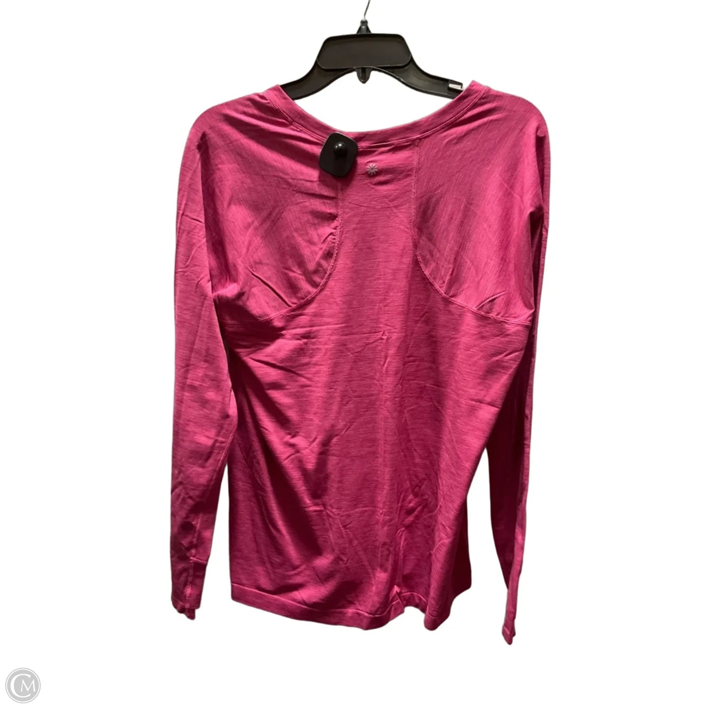 Athletic Top Long Sleeve Crewneck By Athleta In Pink, Size: Xl