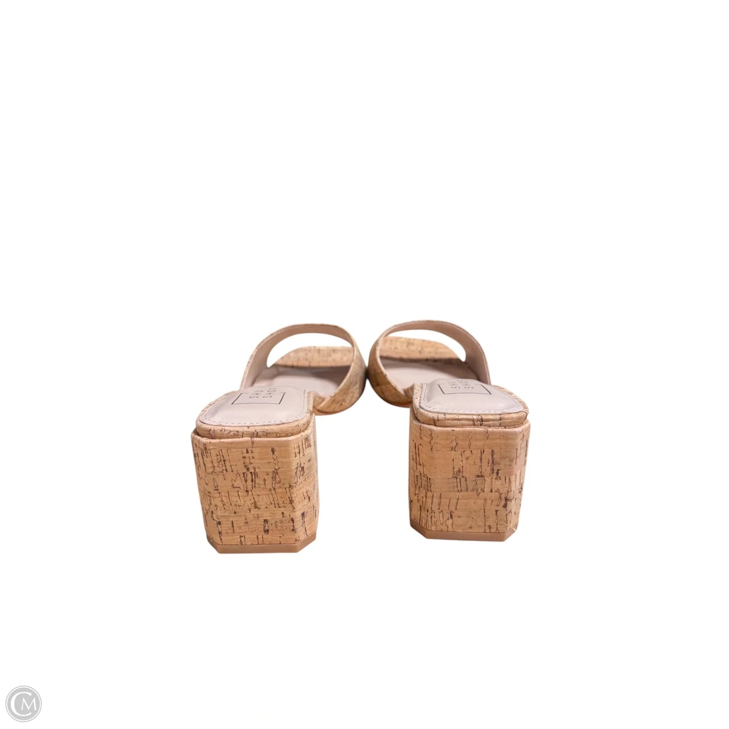 Sandals Heels Wedge By Not Your Daughters Jeans In Tan, Size: 8