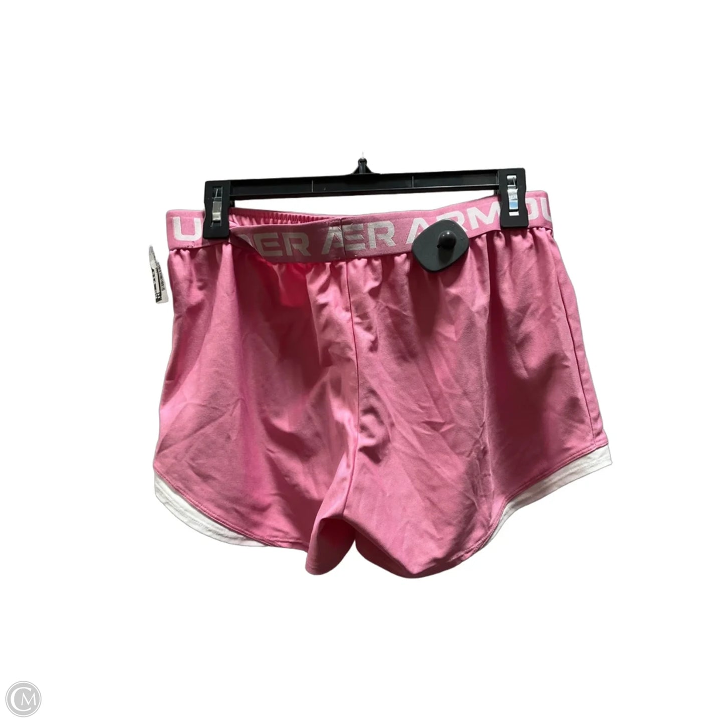 Athletic Shorts By Under Armour In Pink, Size: L