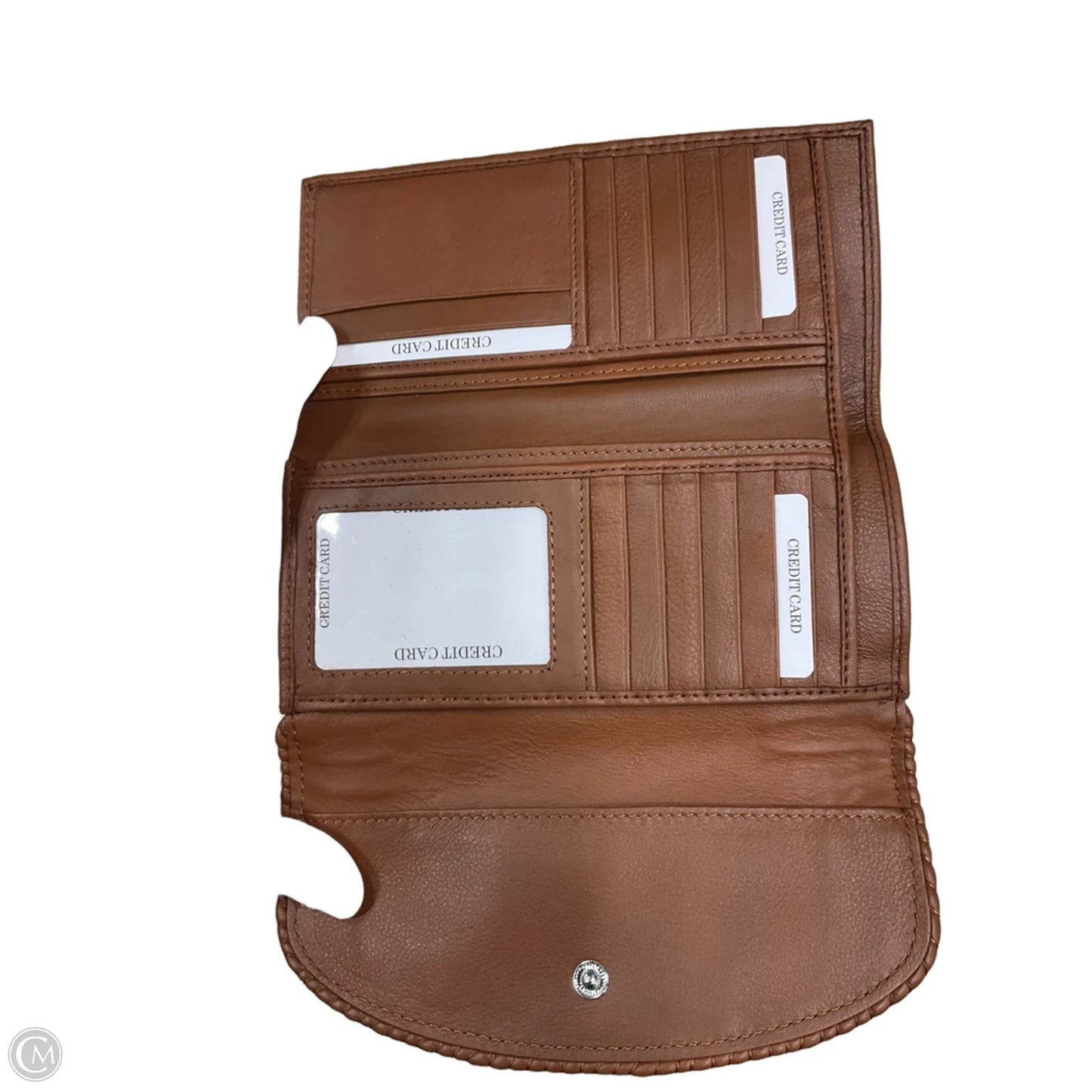 Wallet Leather By Cme, Size: Large