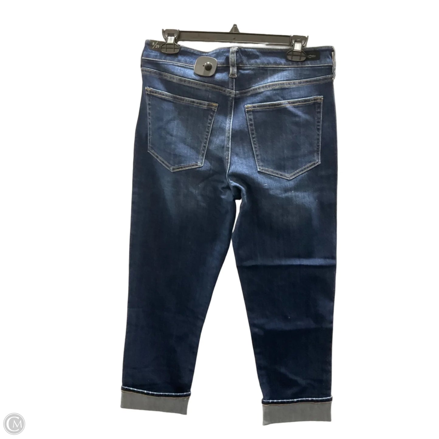 Jeans Straight By Liverpool In Blue Denim, Size: 8