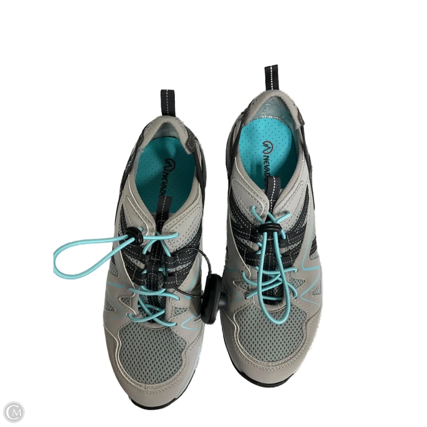 Shoes Athletic By Clothes Mentor In Blue & Grey, Size: 7