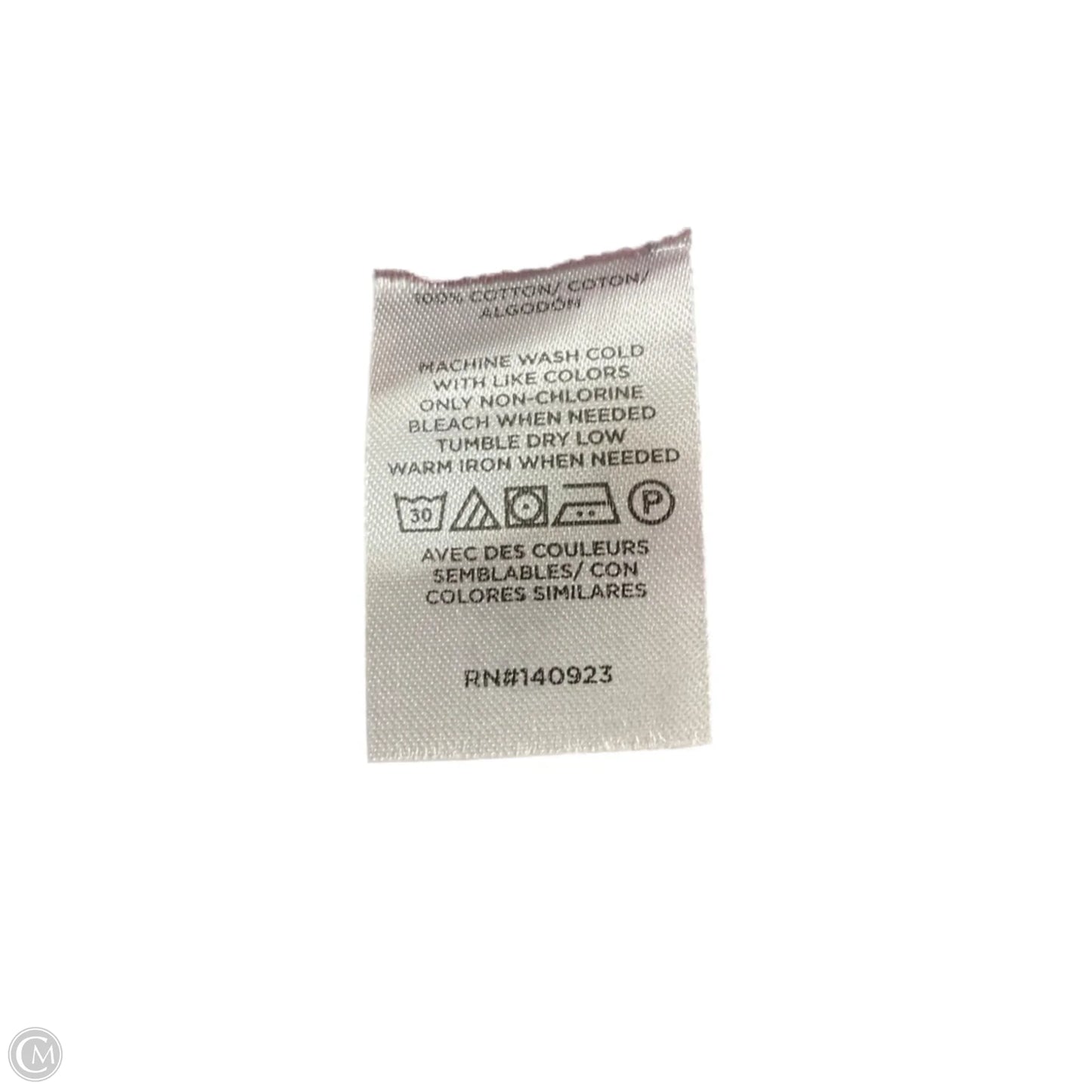 Top Short Sleeve By Loft In Purple, Size: S