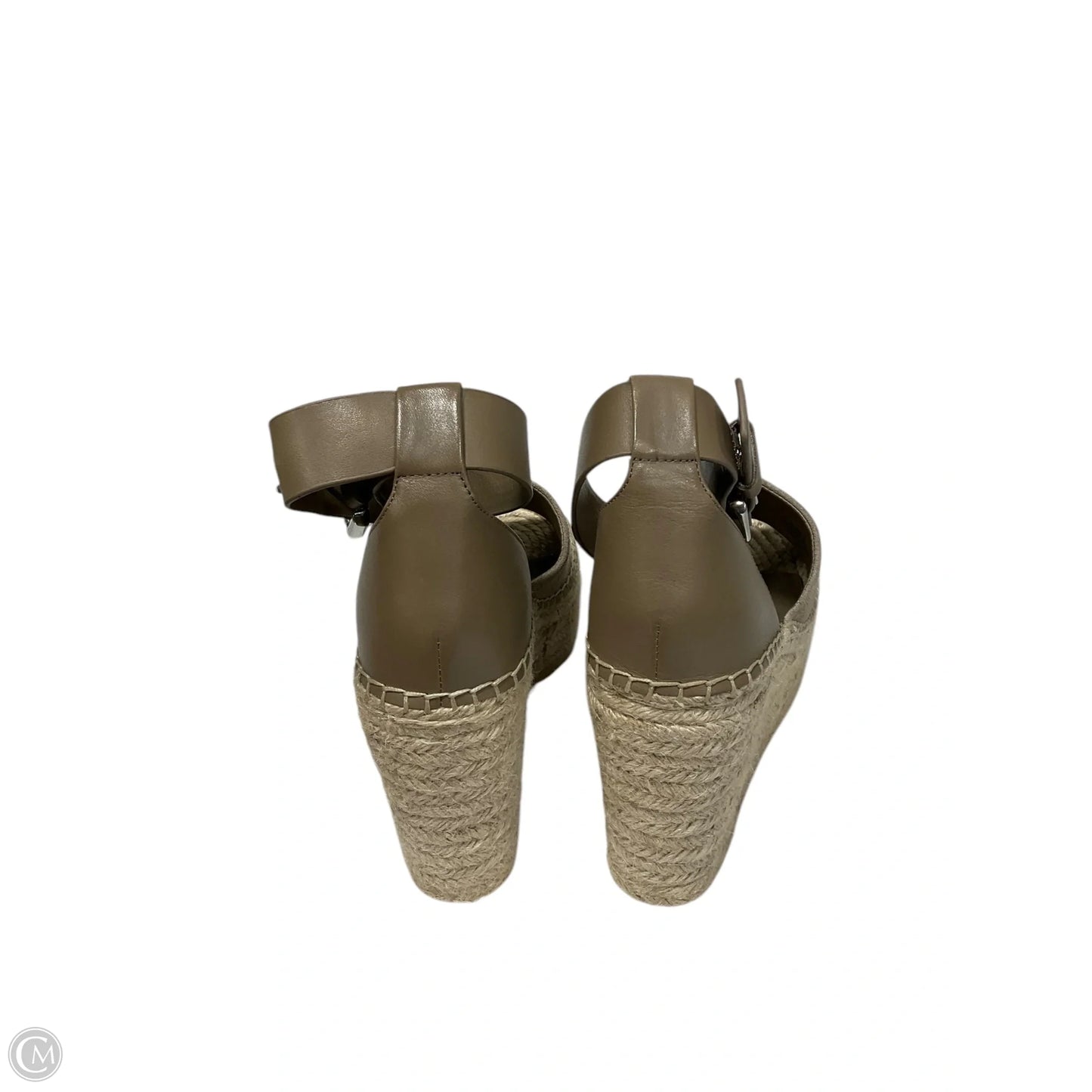 Sandals Heels Wedge By Marc Fisher In Beige, Size: 8