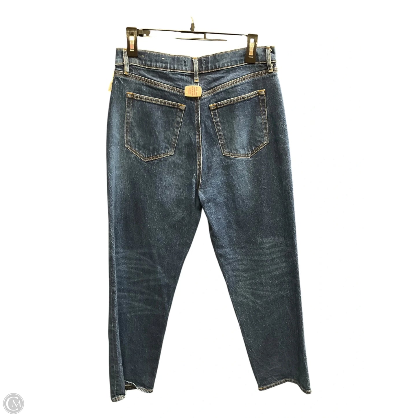 Jeans Straight By Loft In Blue Denim, Size: 8