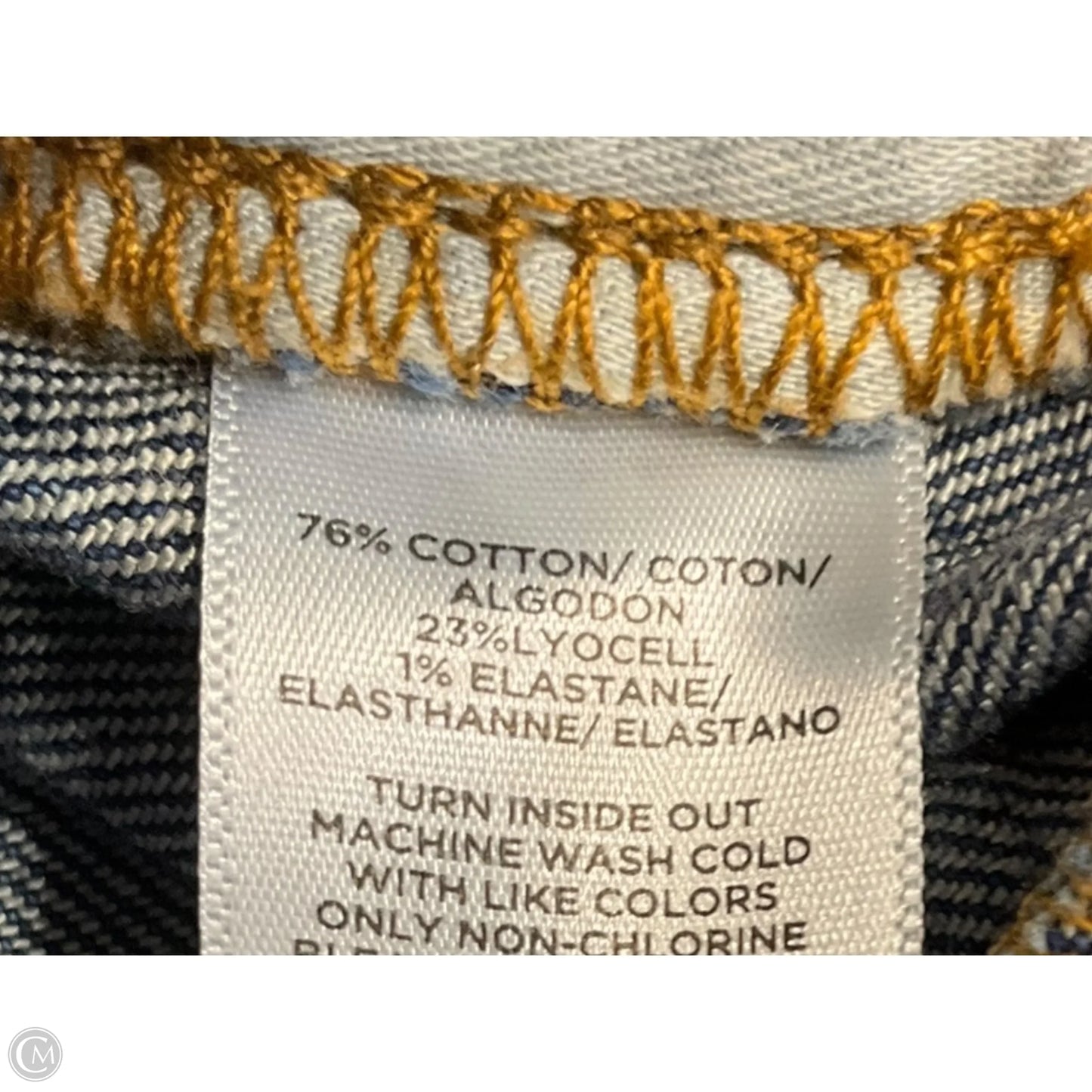 Jeans Straight By Loft In Blue Denim, Size: 8