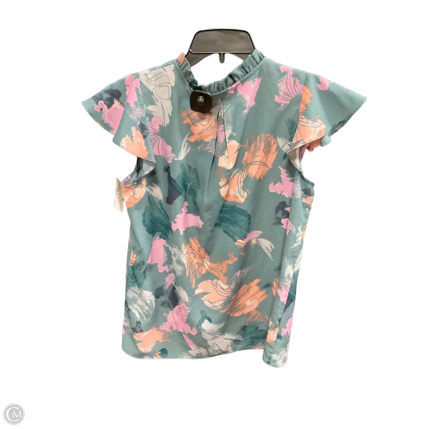 Top Sleeveless By Nine West In Floral Print, Size: S