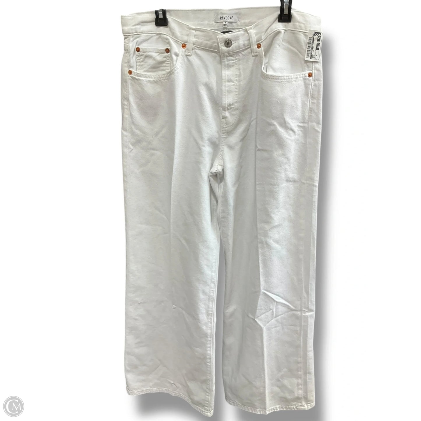 Jeans Wide Leg By Clothes Mentor In White, Size: 8