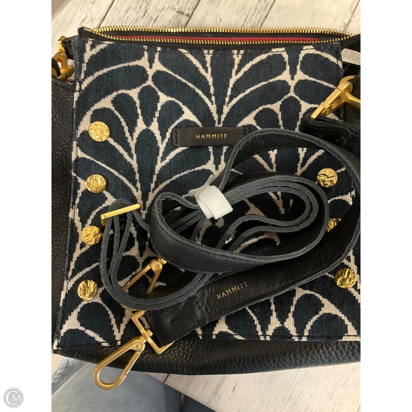 Handbag Leather By Hammitt, Size: Small