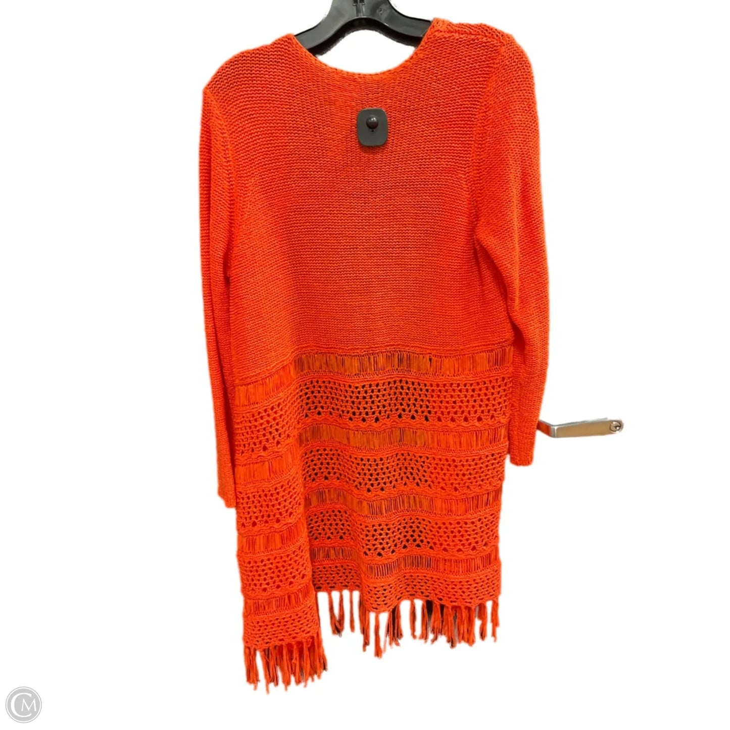 Cardigan By Chicos In Orange, Size: L