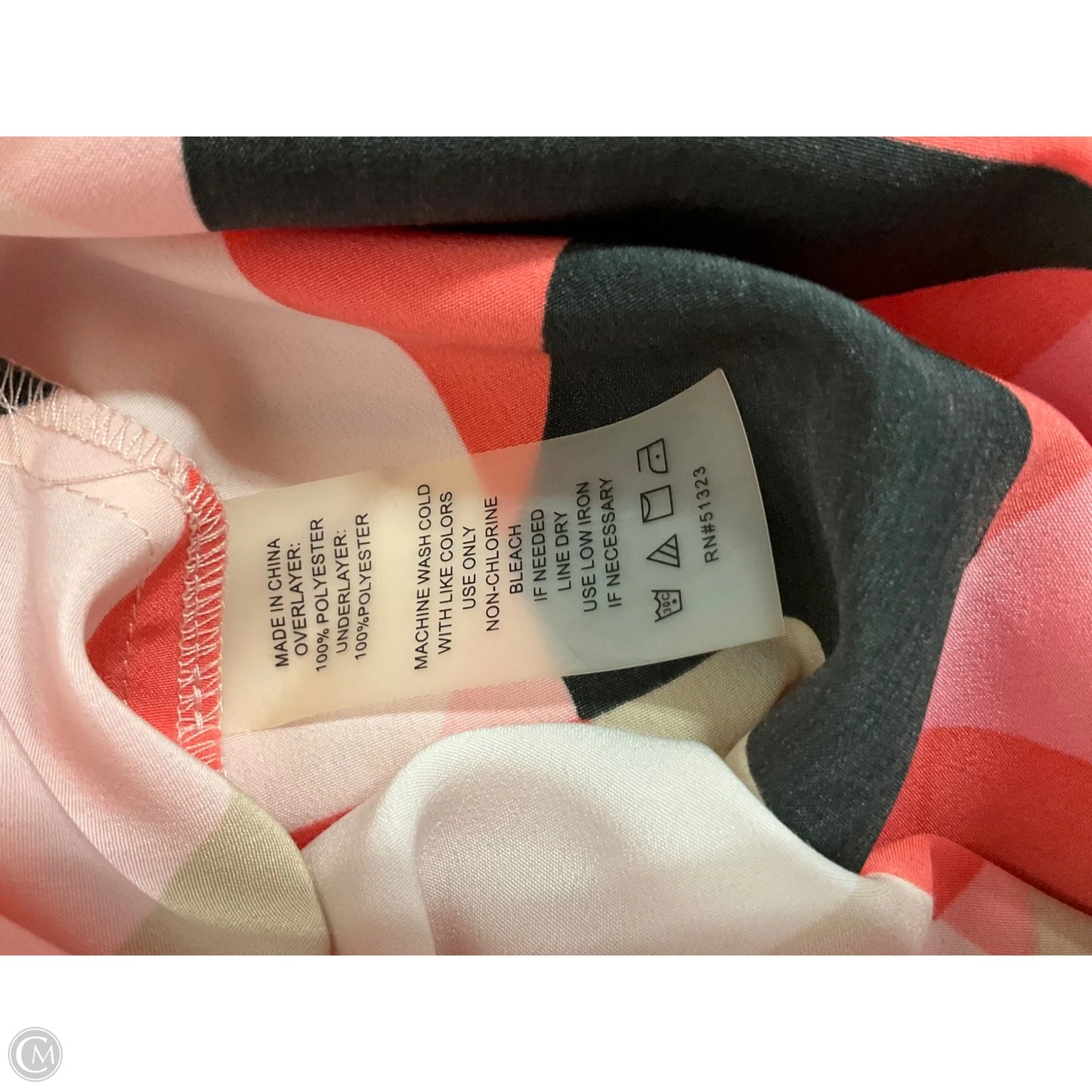 Dress Casual Midi By Vince Camuto In Red & White, Size: 12