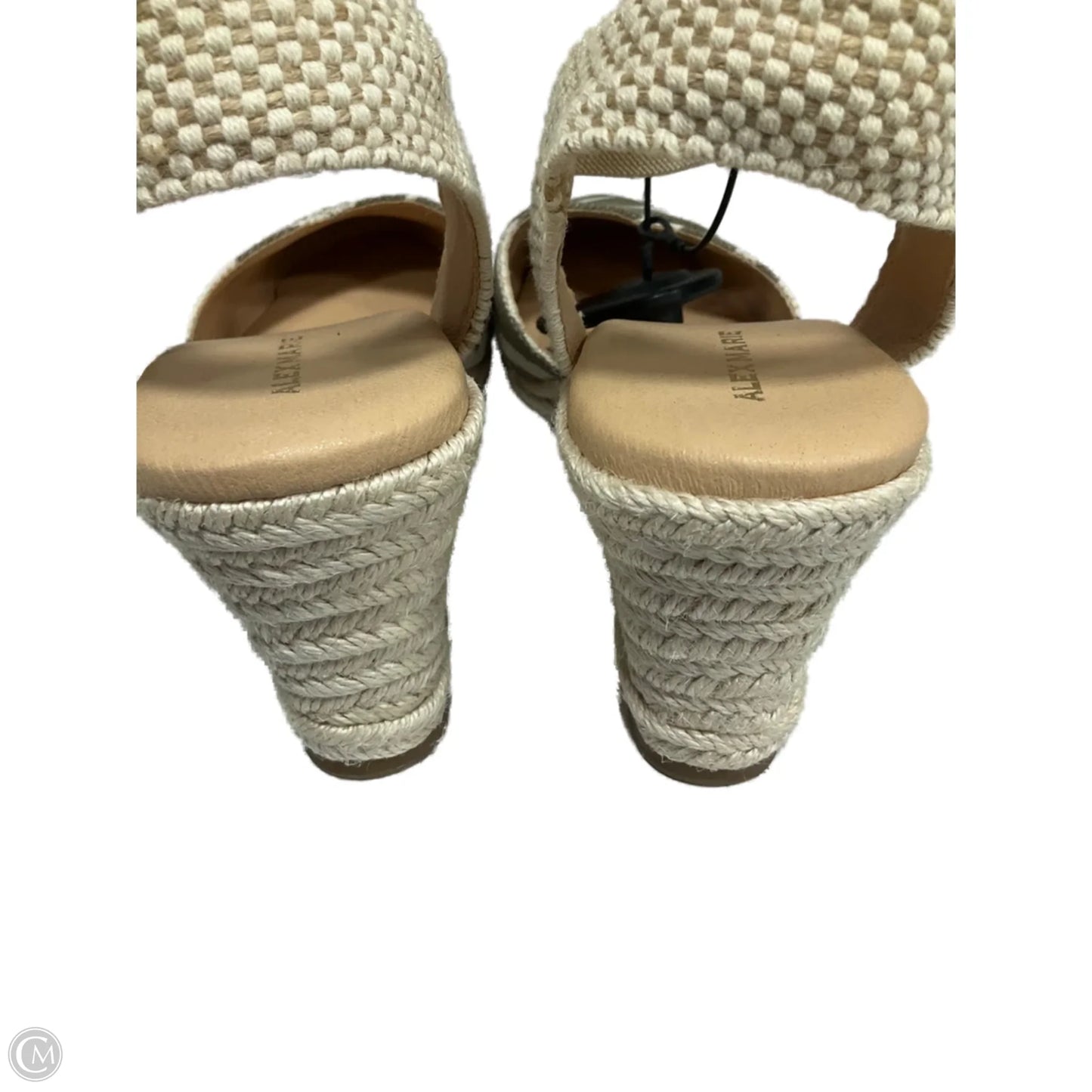 Sandals Heels Wedge By Alex Marie In Animal Print, Size: 9.5