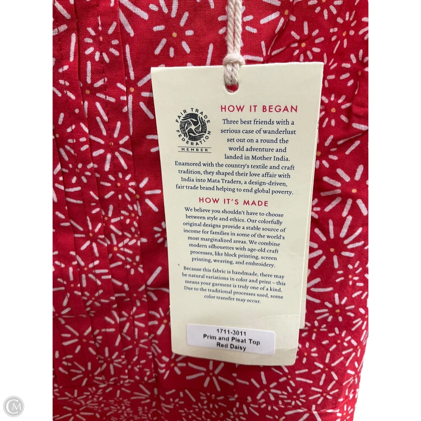 Top Sleeveless By Cmb In Red, Size: Xs