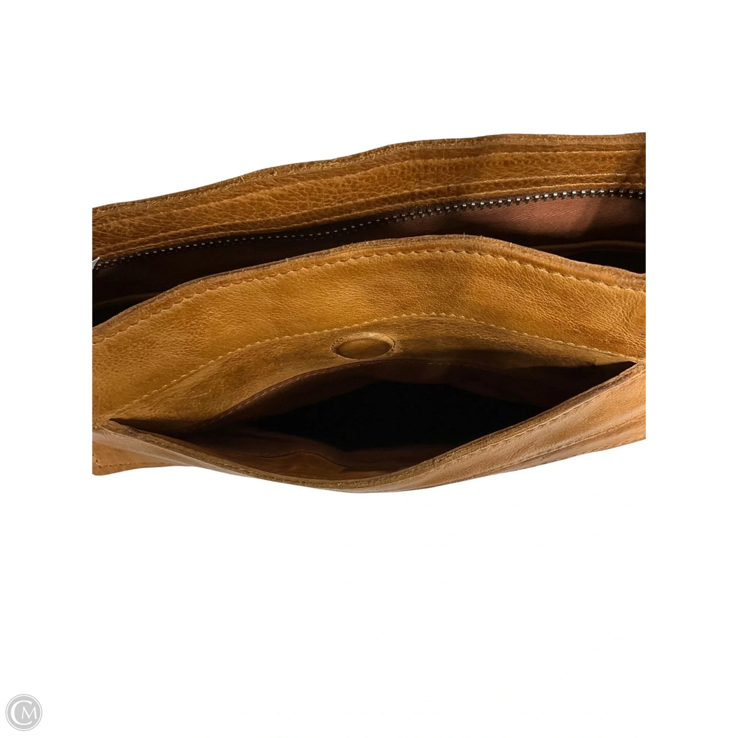Handbag Leather By Cma, Size: Large