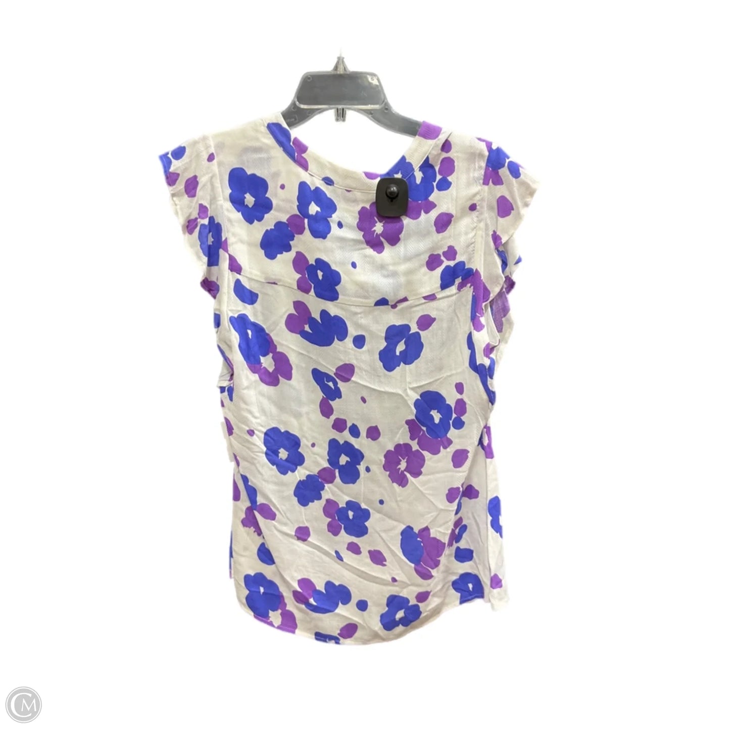 Top Sleeveless By Cabi In Blue & Purple, Size: M