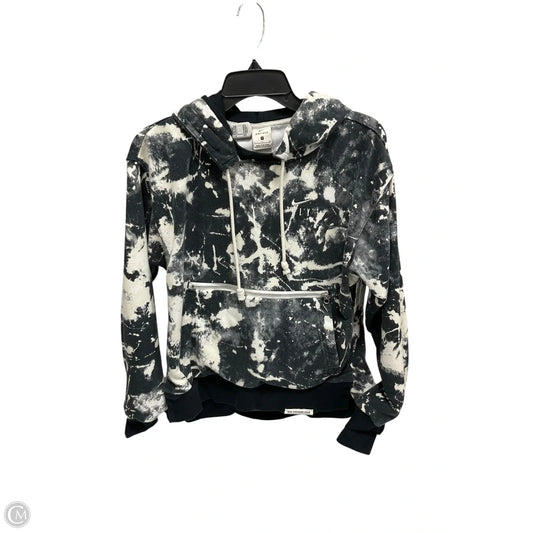 Athletic Sweatshirt Hoodie By Nike Apparel In Black & Grey, Size: S