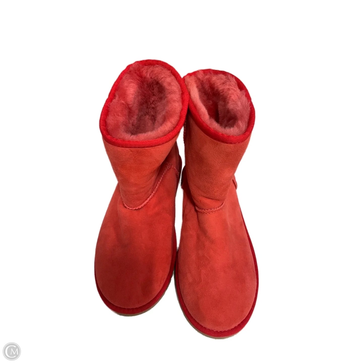 Boots Designer By Ugg In Red, Size: 6