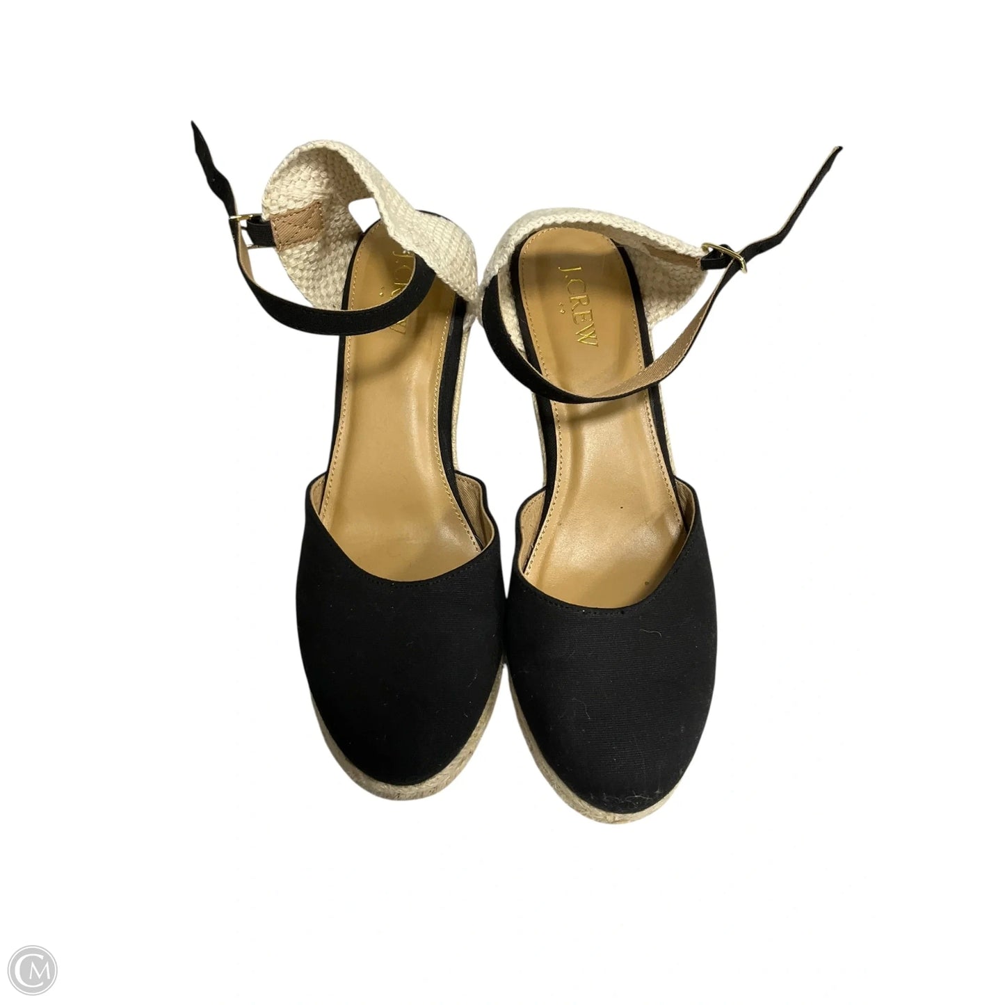 Sandals Heels Wedge By J. Crew In Black, Size: 8