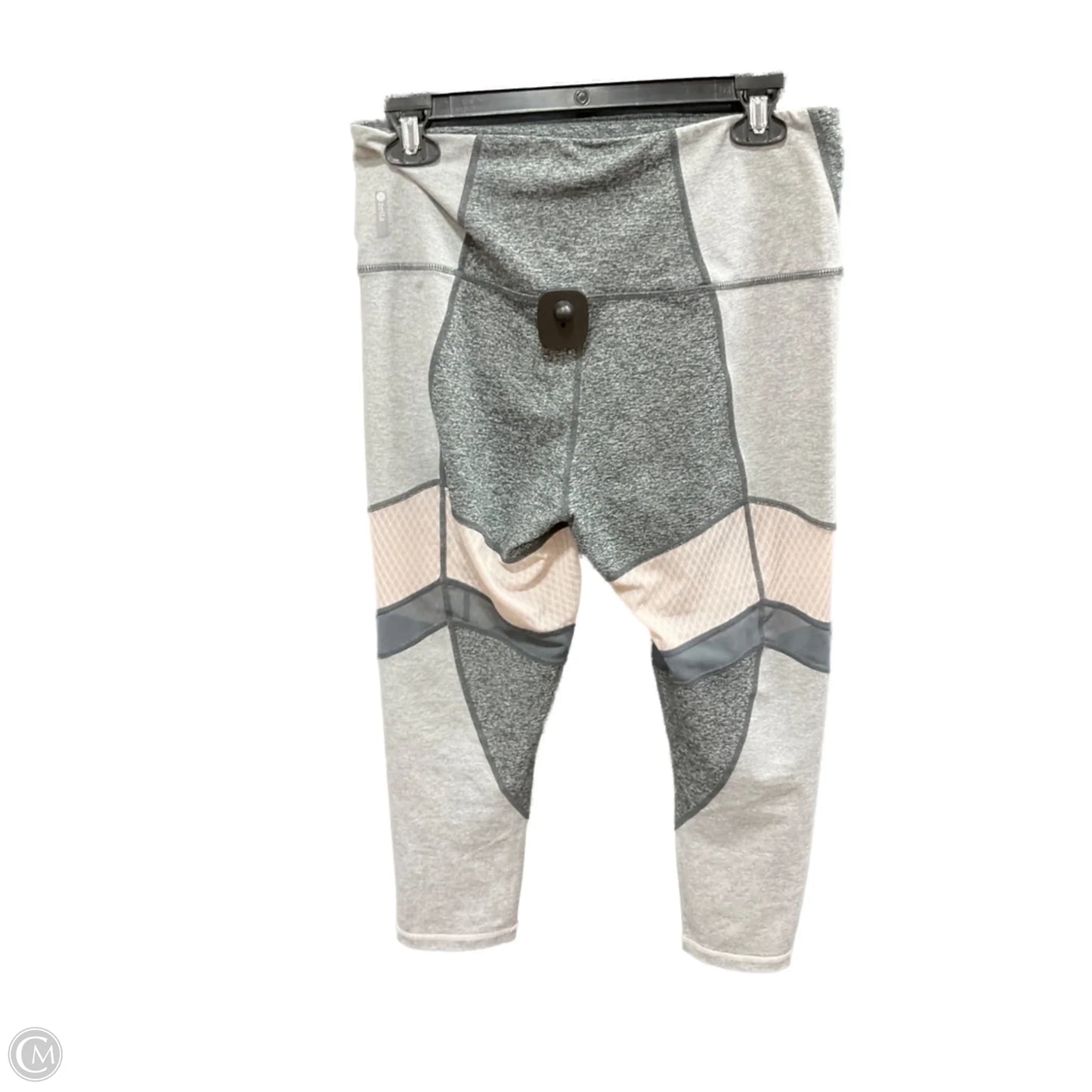 Athletic Leggings By Zella In Grey, Size: L