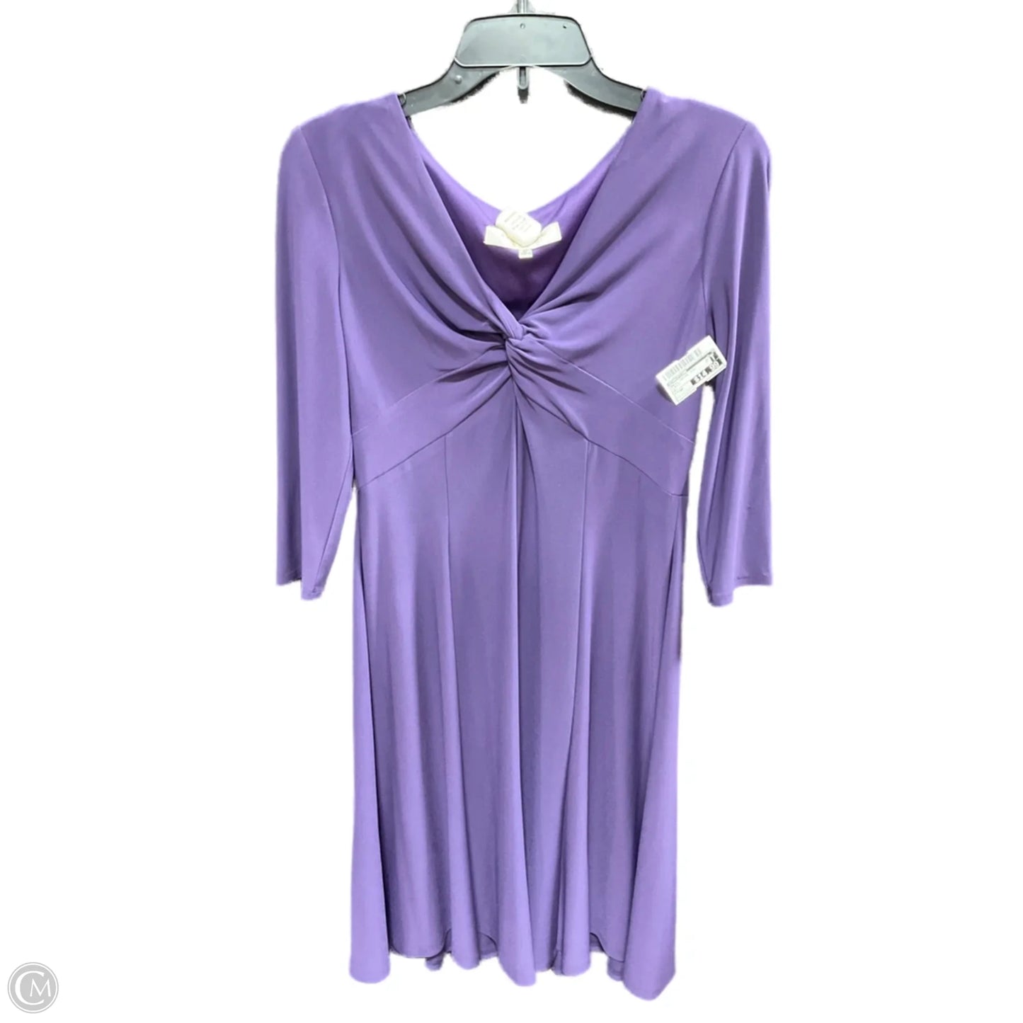 Dress Casual Midi By Evan-picone In Purple, Size: 8p