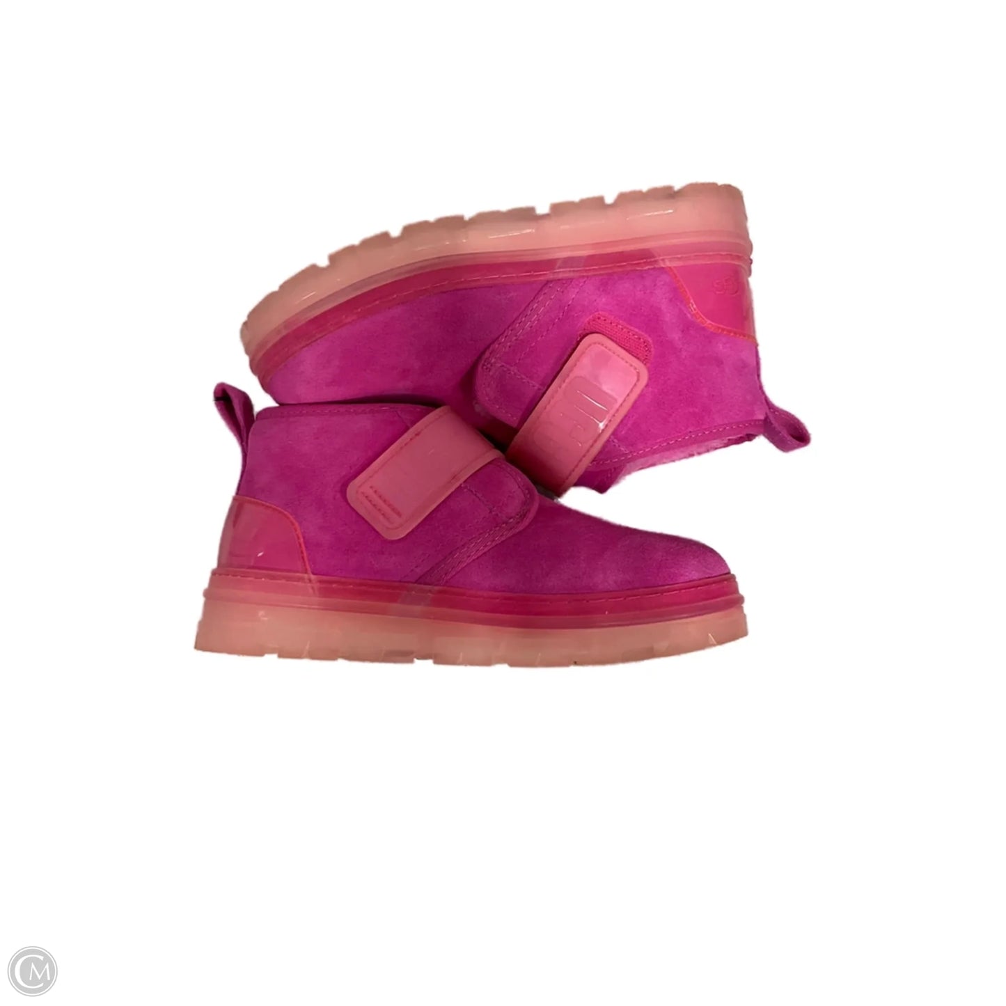 Boots Designer By Ugg In Pink, Size: 7