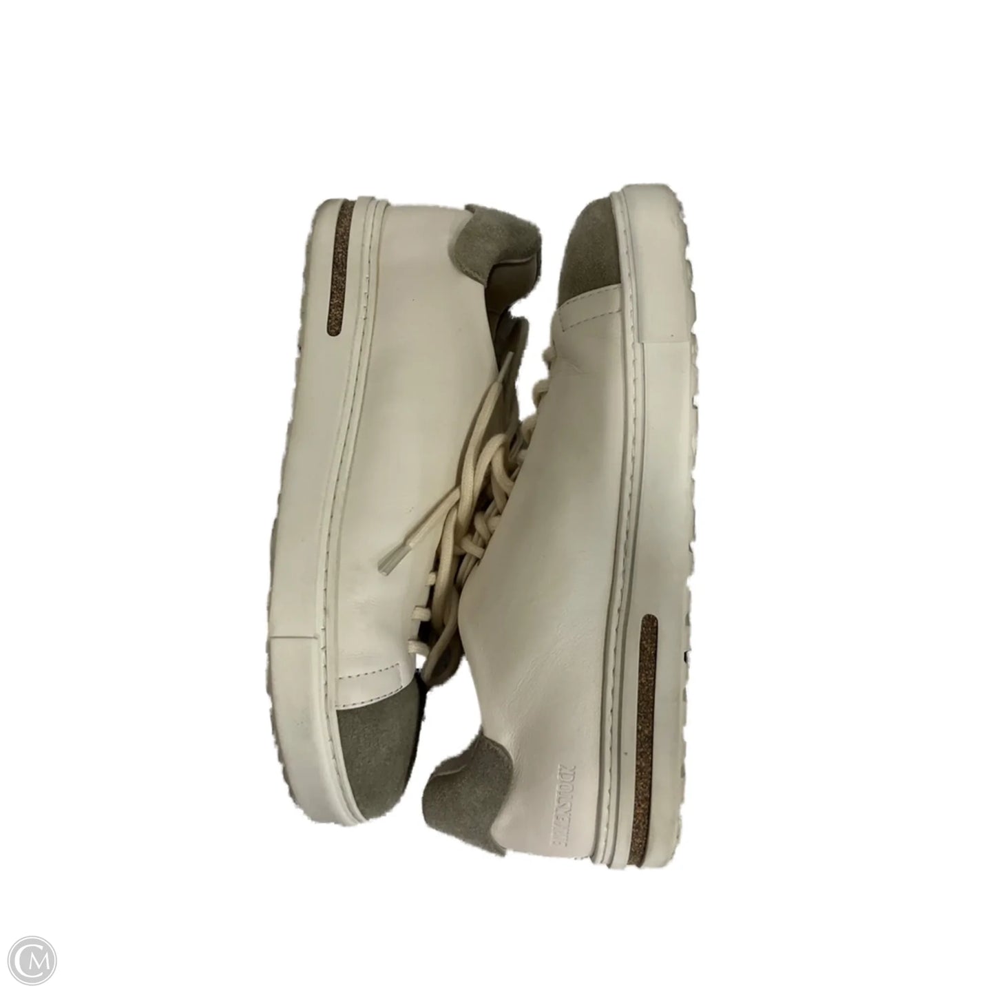 Shoes Sneakers By Birkenstock In Cream & Green, Size: 9
