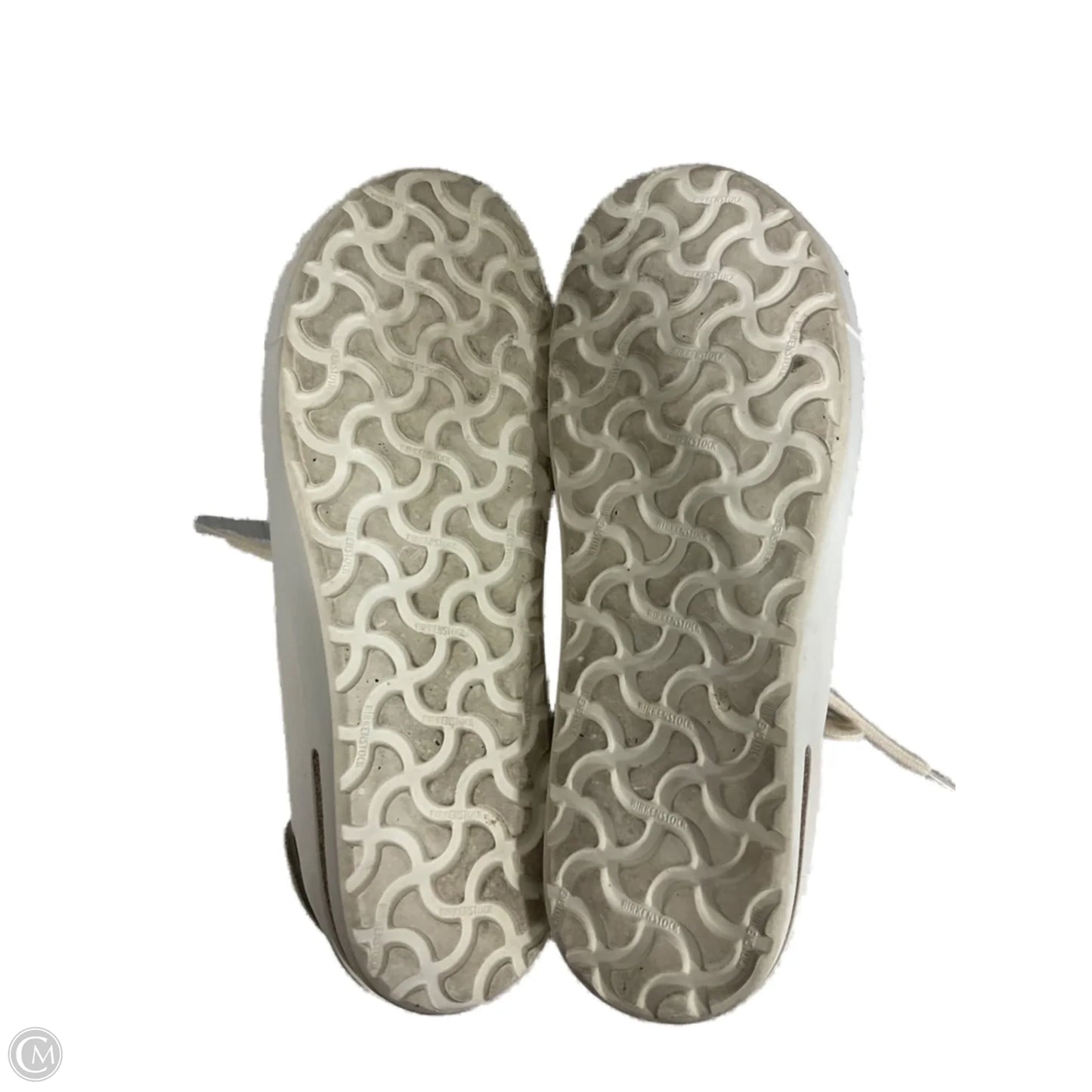Shoes Sneakers By Birkenstock In Cream & Green, Size: 9