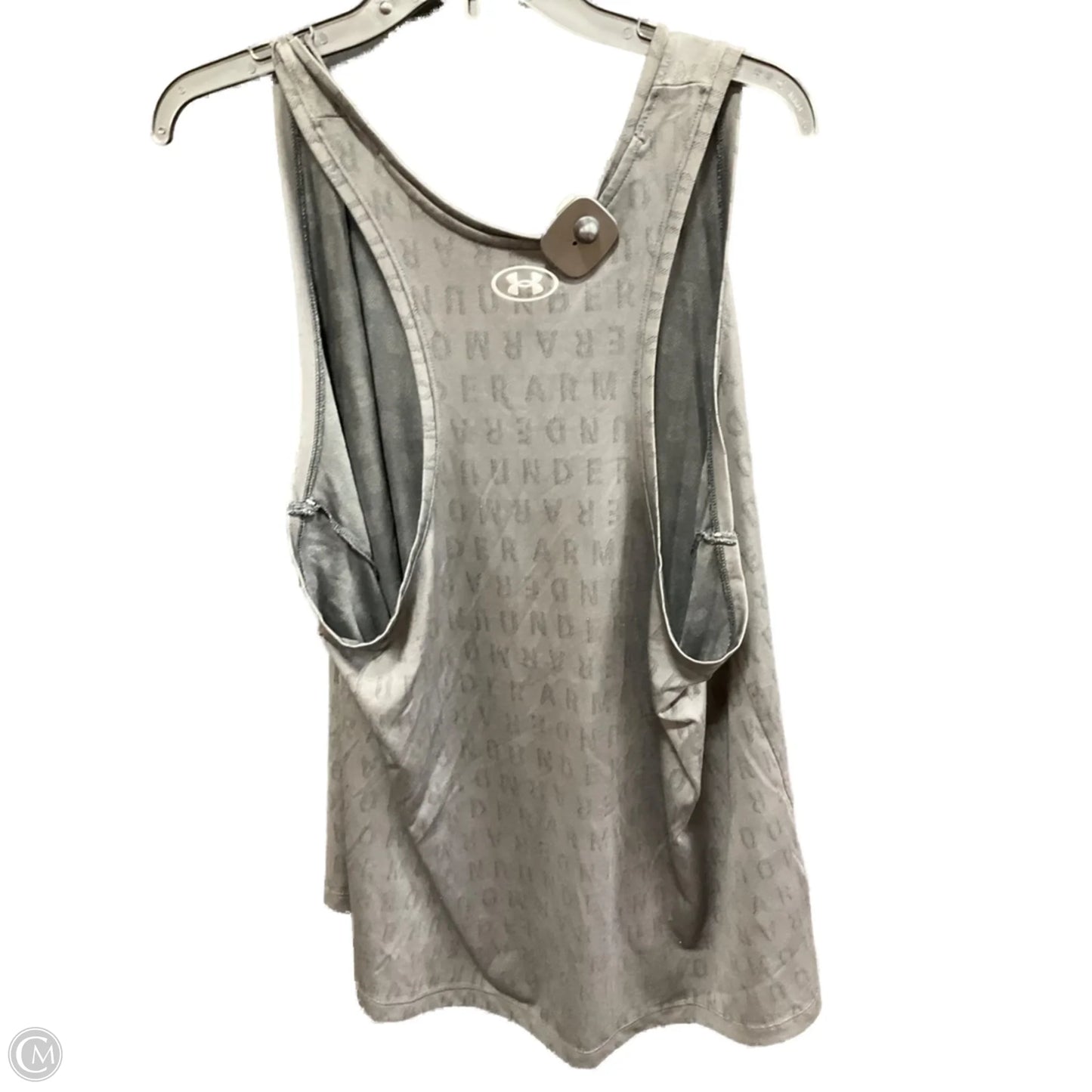 Athletic Tank Top By Under Armour In Grey, Size: 2x