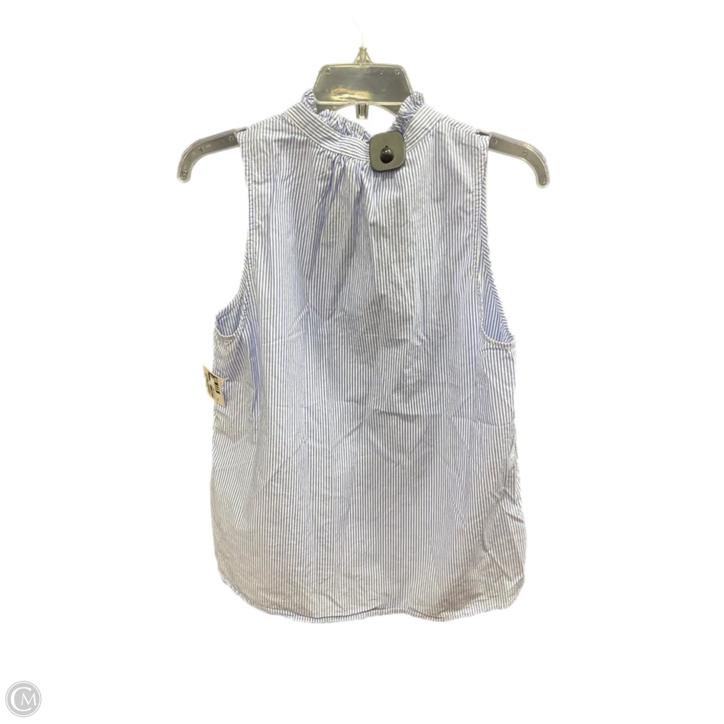Top Sleeveless By J. Crew In Striped Pattern, Size: M
