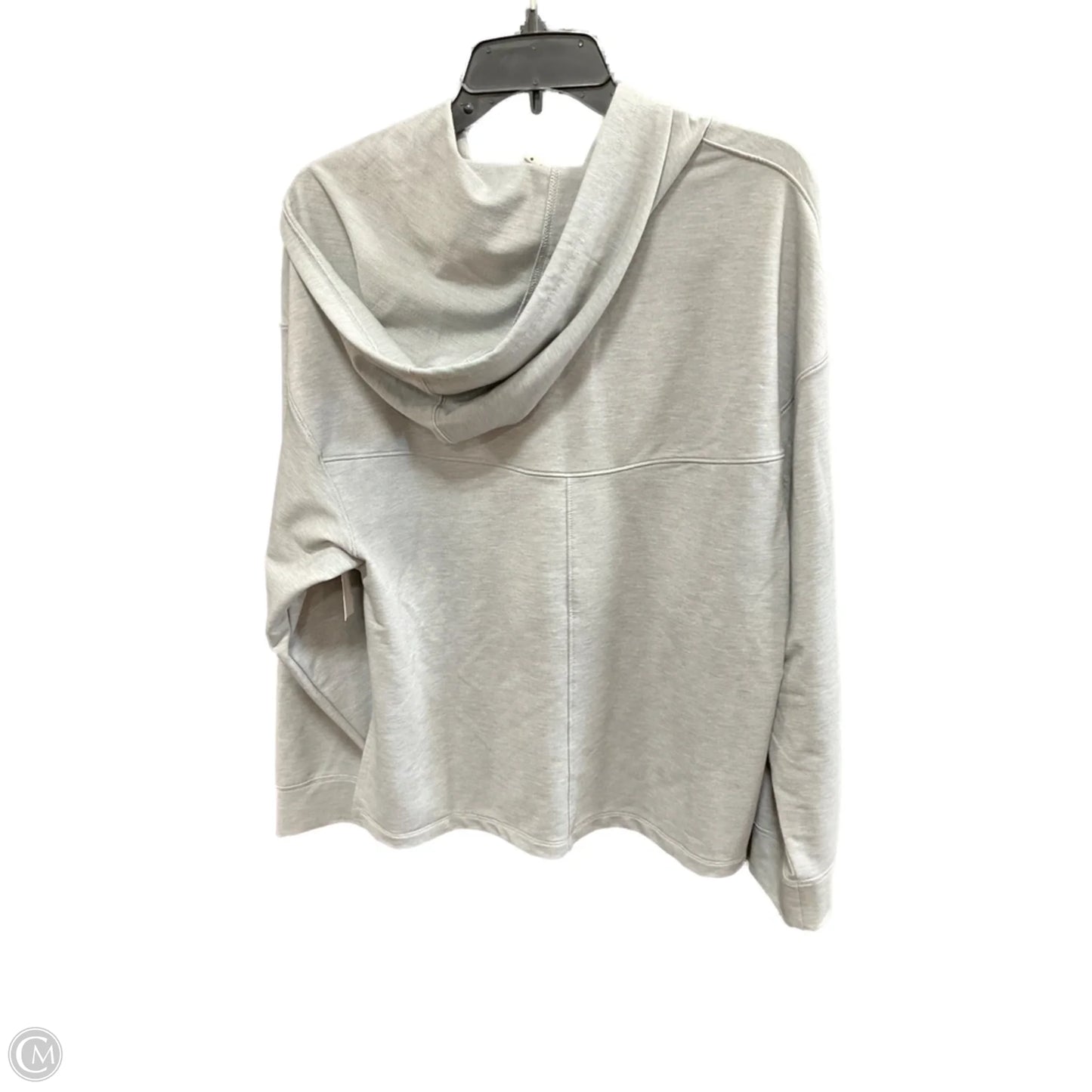 Athletic Sweatshirt Hoodie By Nike Apparel In Grey, Size: S