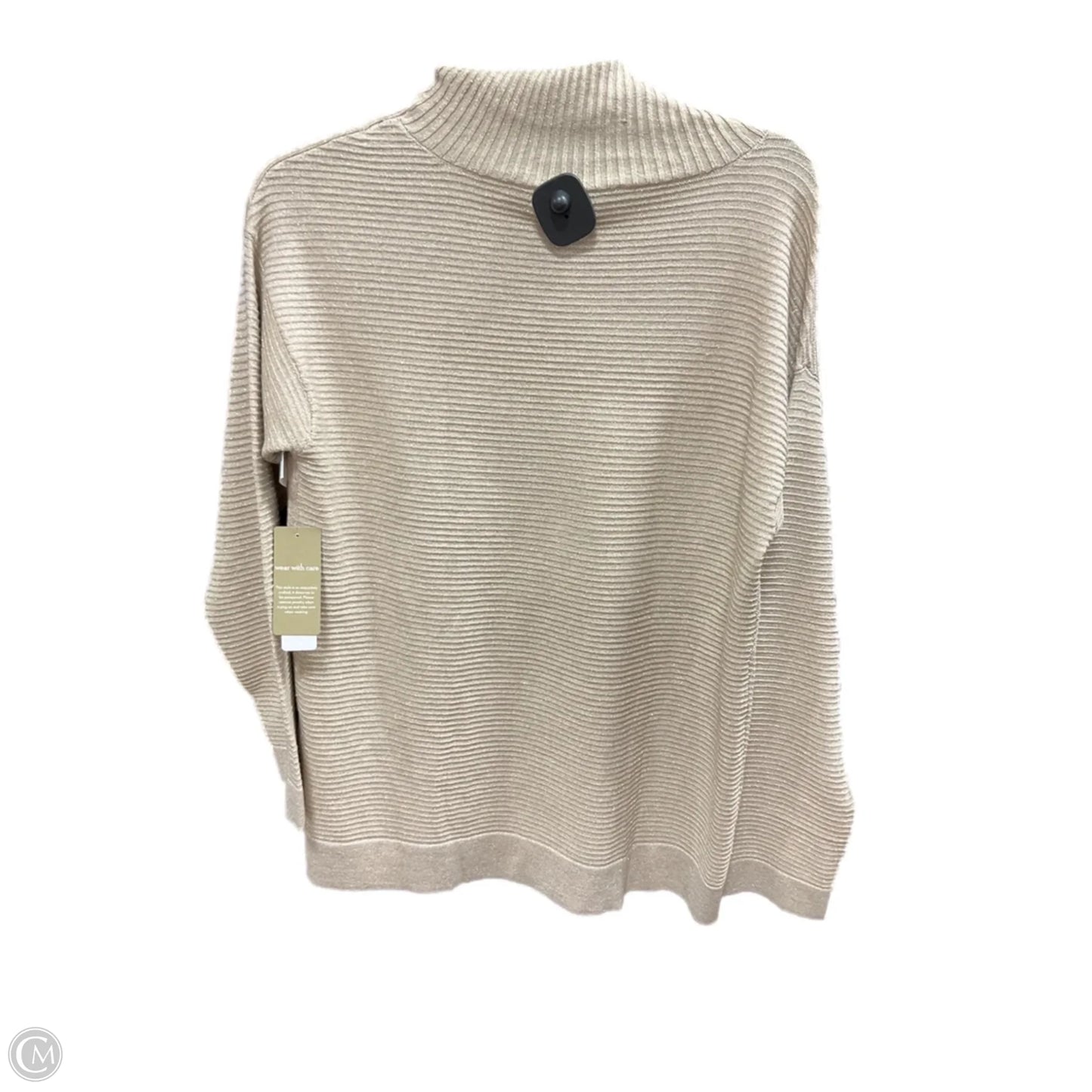 Top Long Sleeve By Chicos In Gold, Size: M