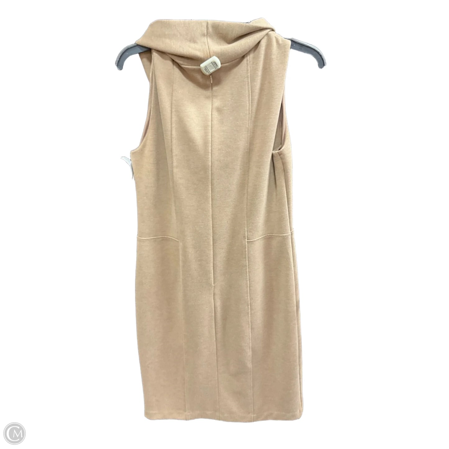 Dress Work By Adrienne Vittadini In Tan, Size: 10