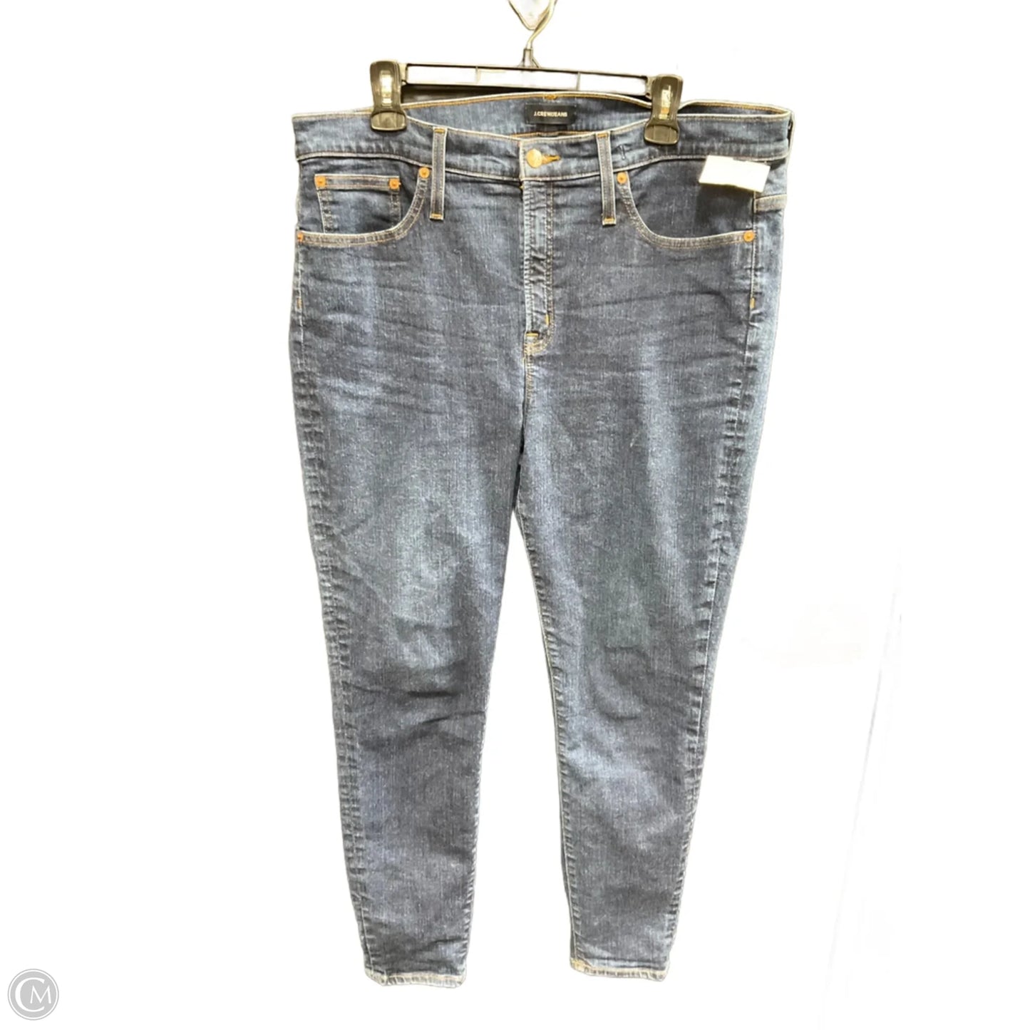 Jeans Skinny By J. Crew In Blue Denim, Size: 18