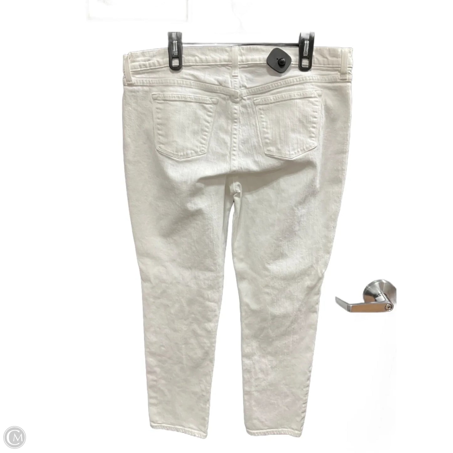 Jeans Boyfriend By J. Crew In White Denim, Size: 16