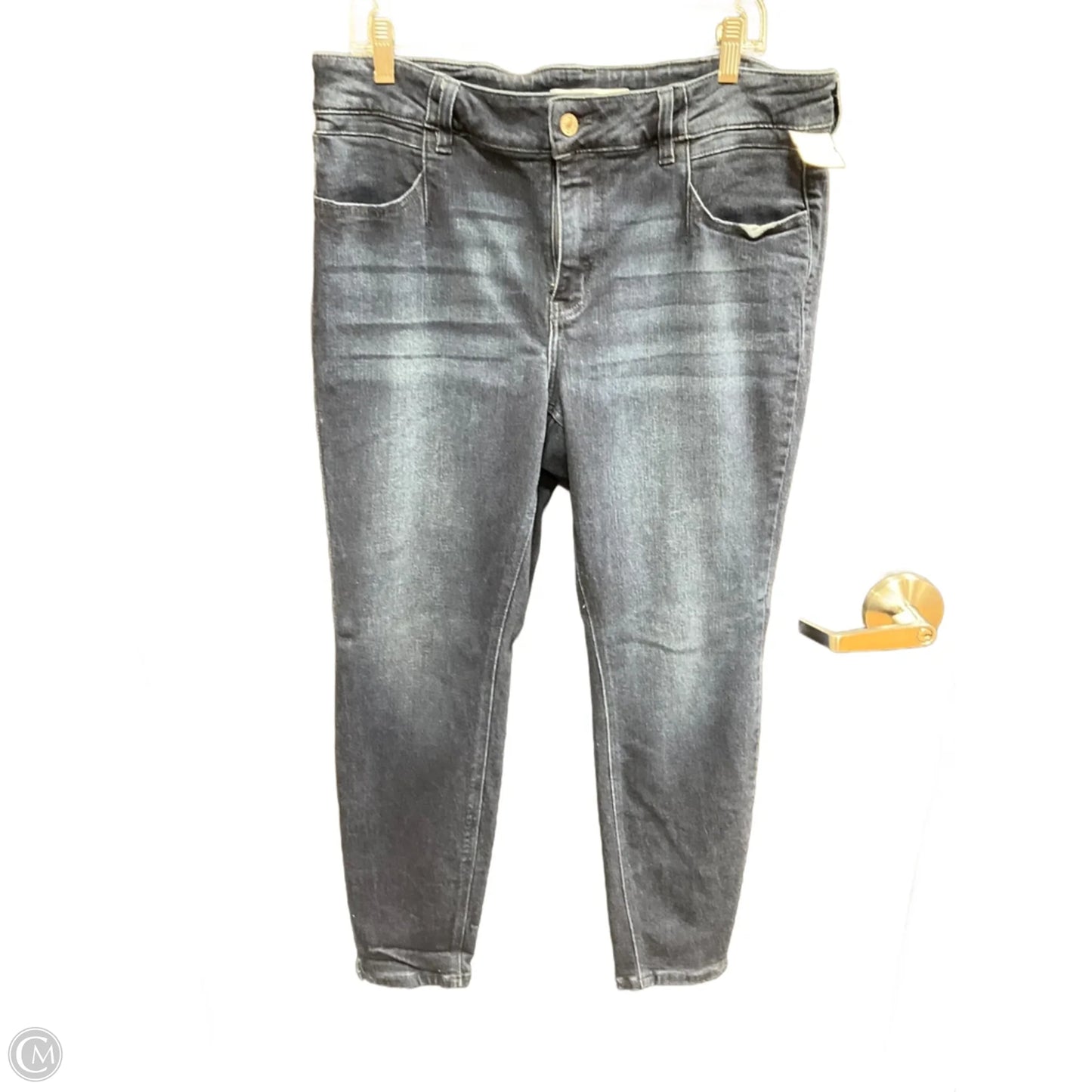 Jeans Skinny By Kancan In Blue Denim, Size: 18