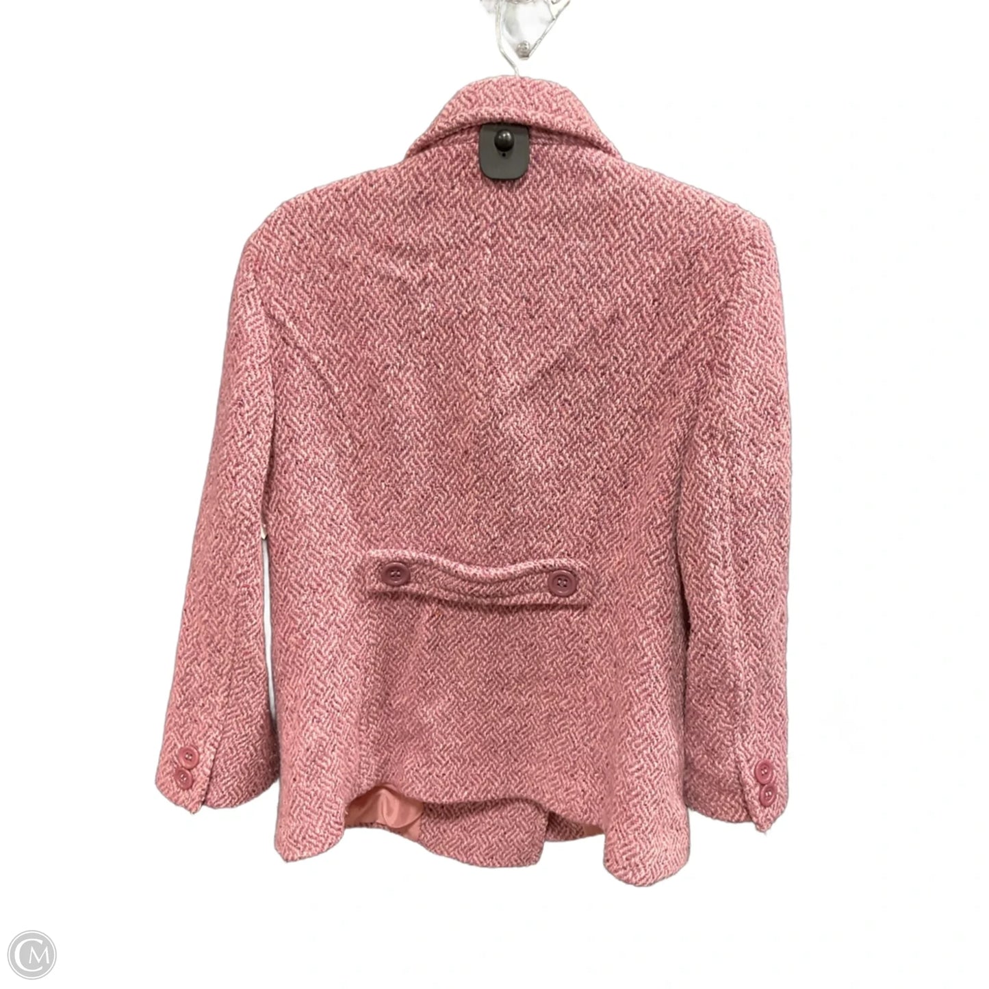 Coat Peacoat By Chadwicks In Pink, Size: S