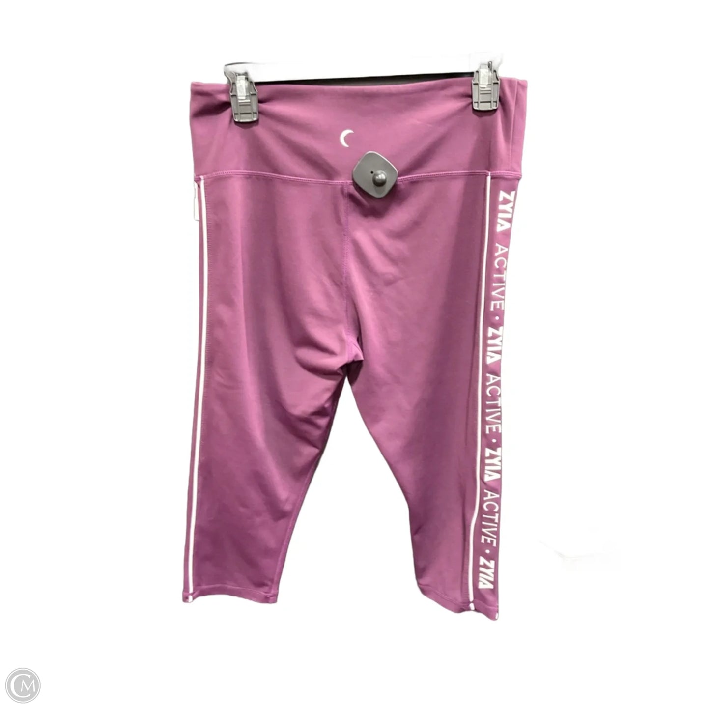 Athletic Capris By Zyia In Maroon, Size: 12